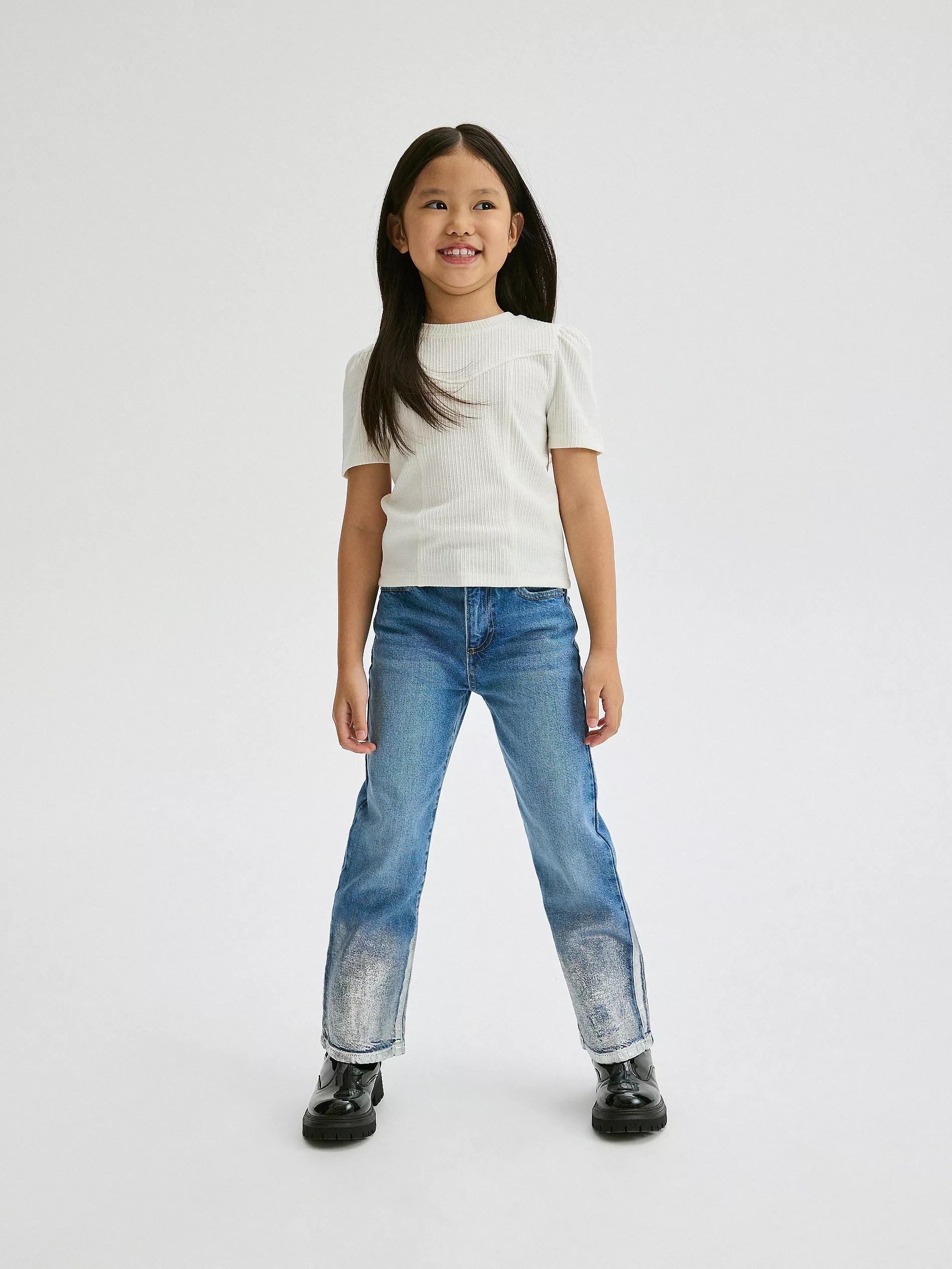 Blue Jeans Trousers, Kids Girl, , large image number 0