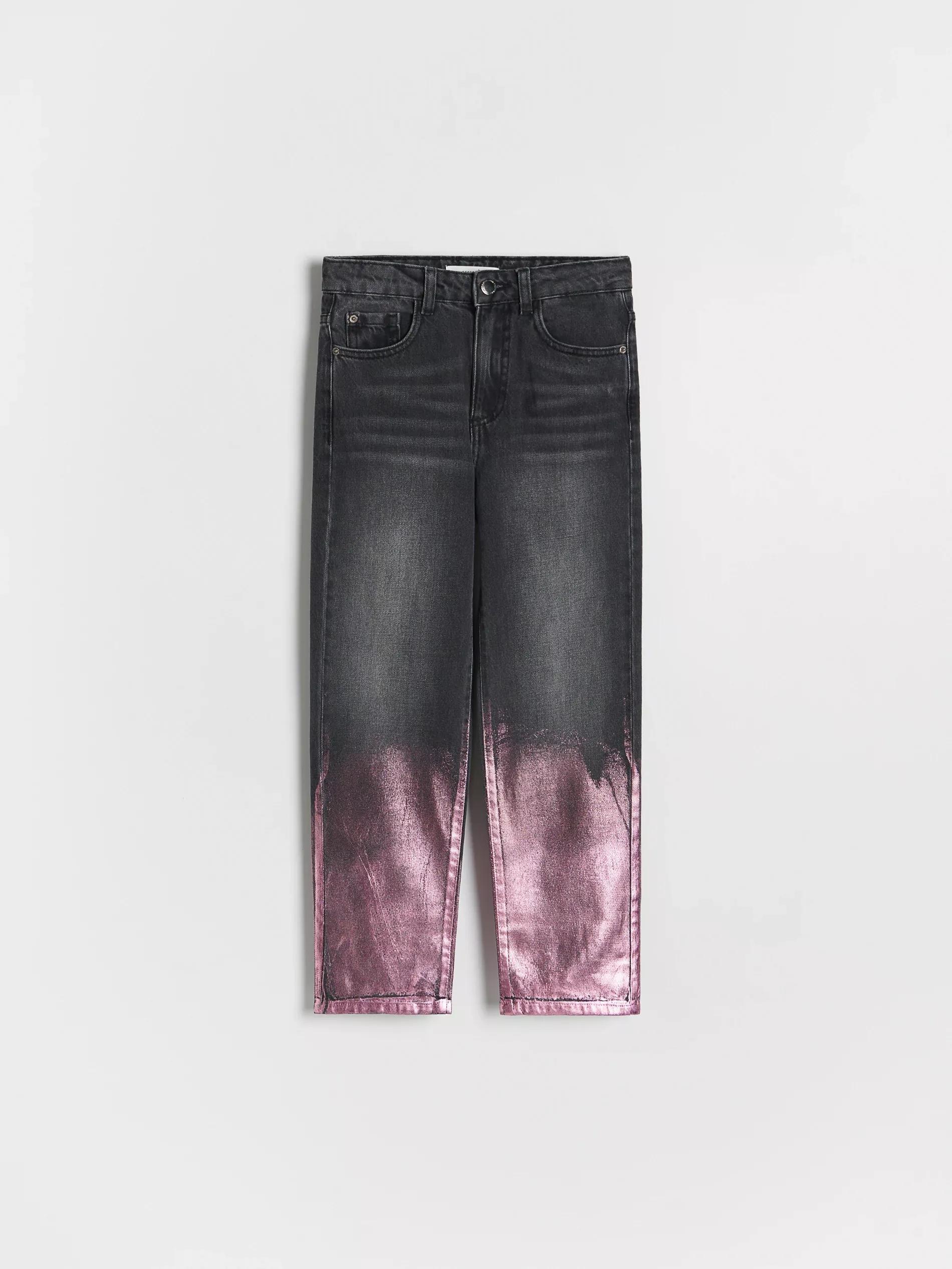Grey Jeans Trousers,Kids Girl, , large image number 0