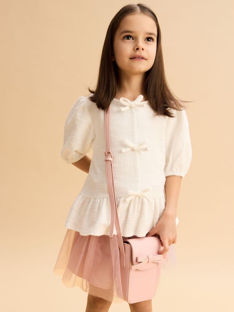 Pink Mini Bag Made Of Faux Leather, Pink, large image number 1
