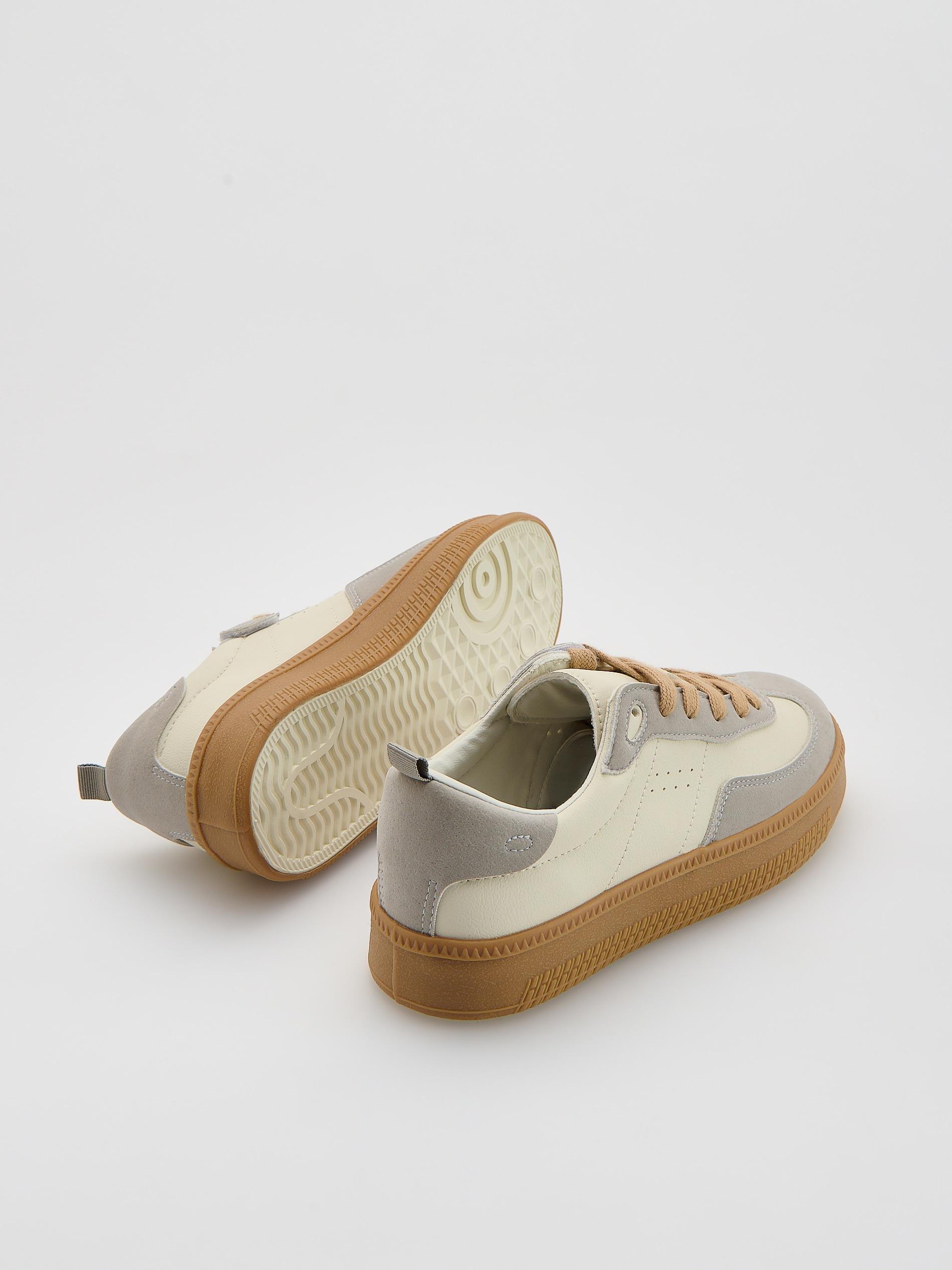 Beige Classic Trainers, Beige, large image number 2