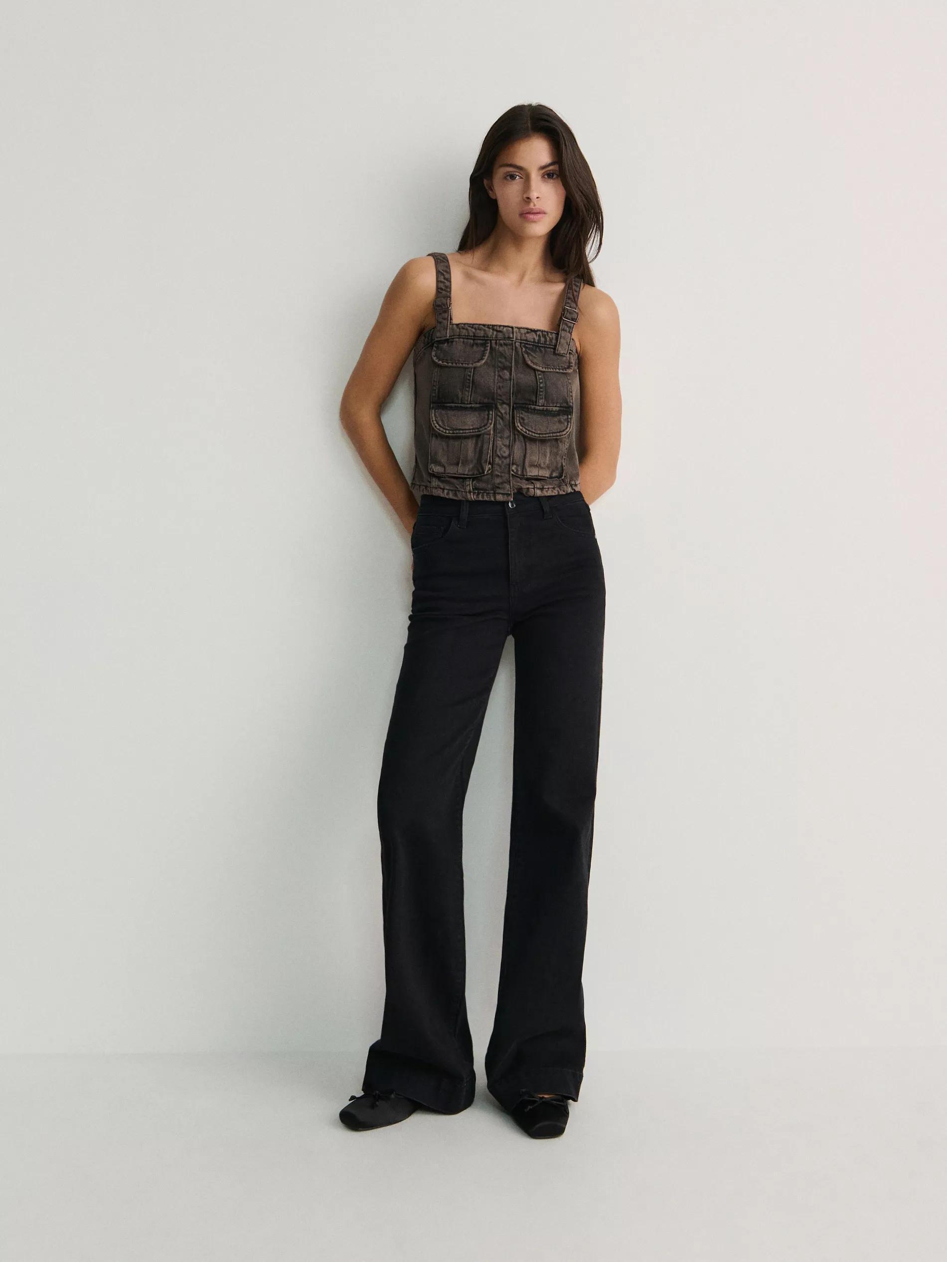 Denim Top, , large image number 1