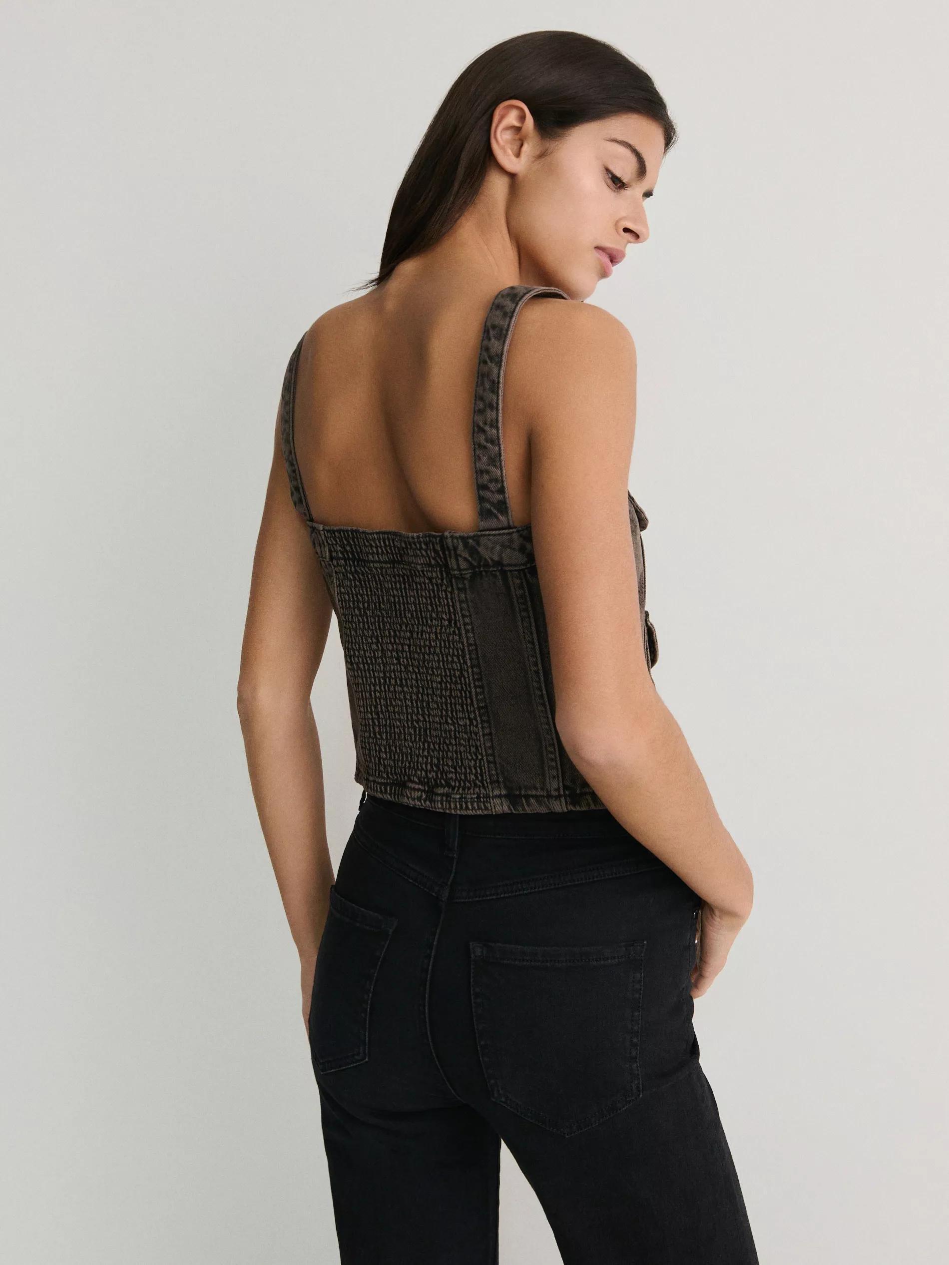 Denim Top, , large image number 2