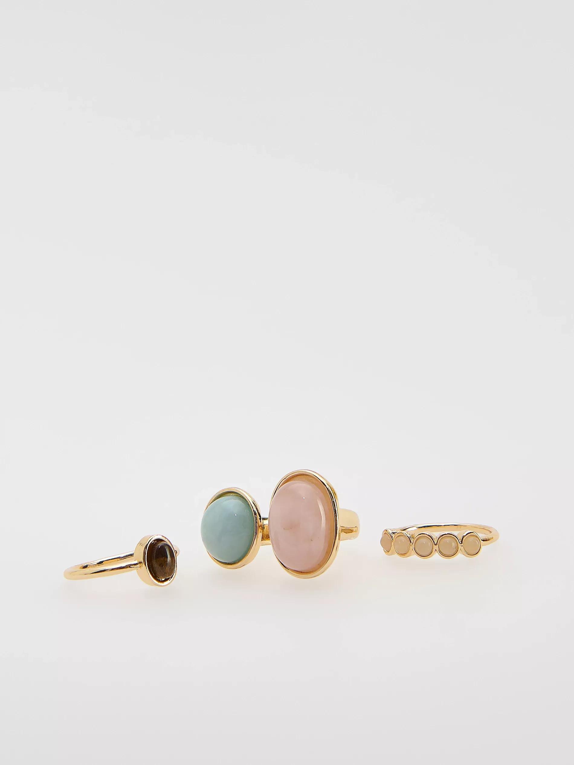 Multicolour Rings Set, Multicolor, large image number 3