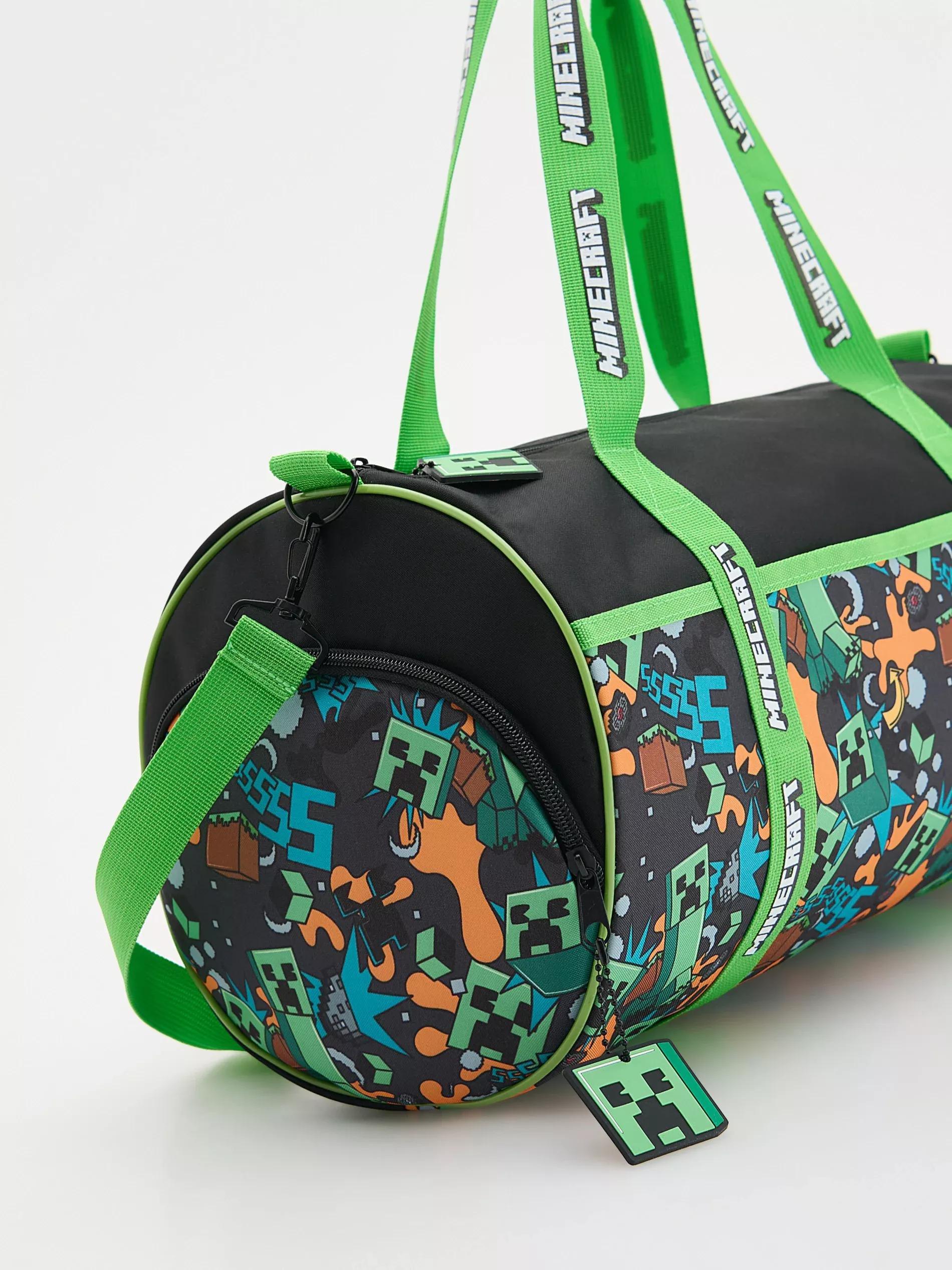 Black Printed Bag. Kids Unisex, Black, large image number 2