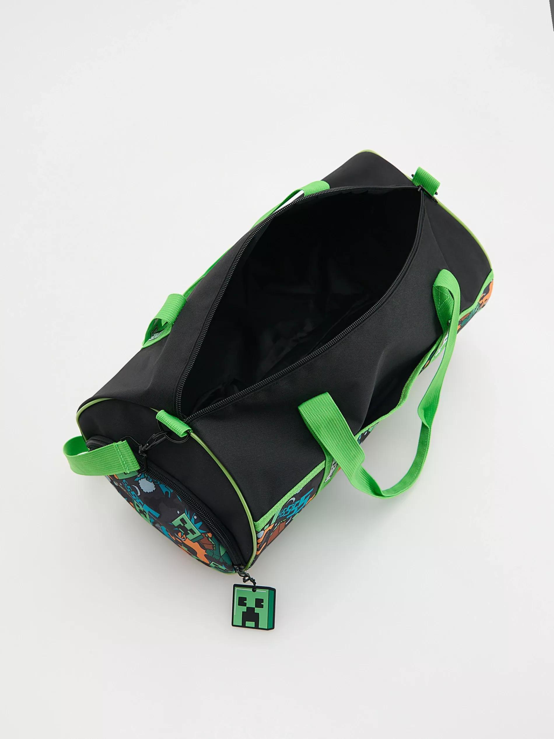 Black Printed Bag. Kids Unisex, Black, large image number 3