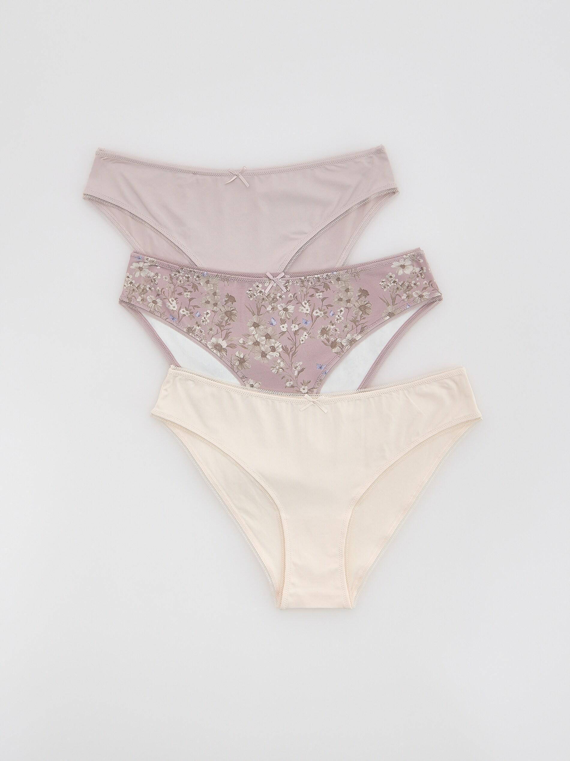 PASTEL PINK Brazilian knickers 3 pack, Pink, large image number 1