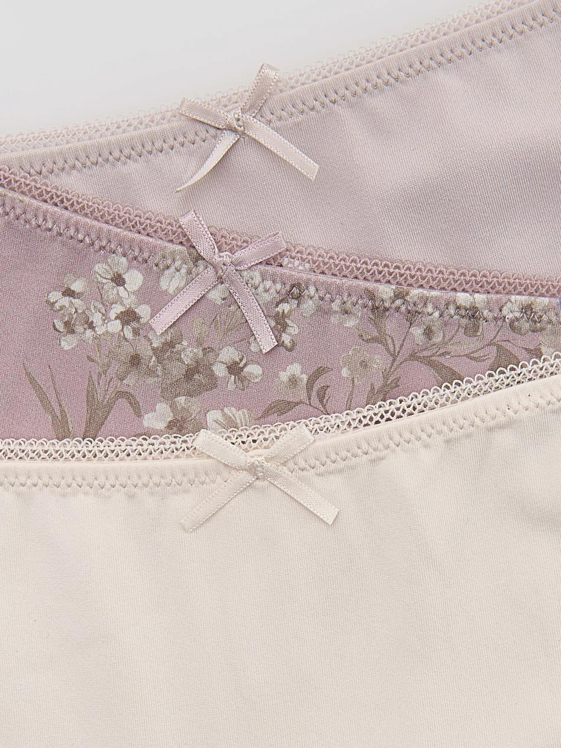 PASTEL PINK Brazilian knickers 3 pack, Pink, medium