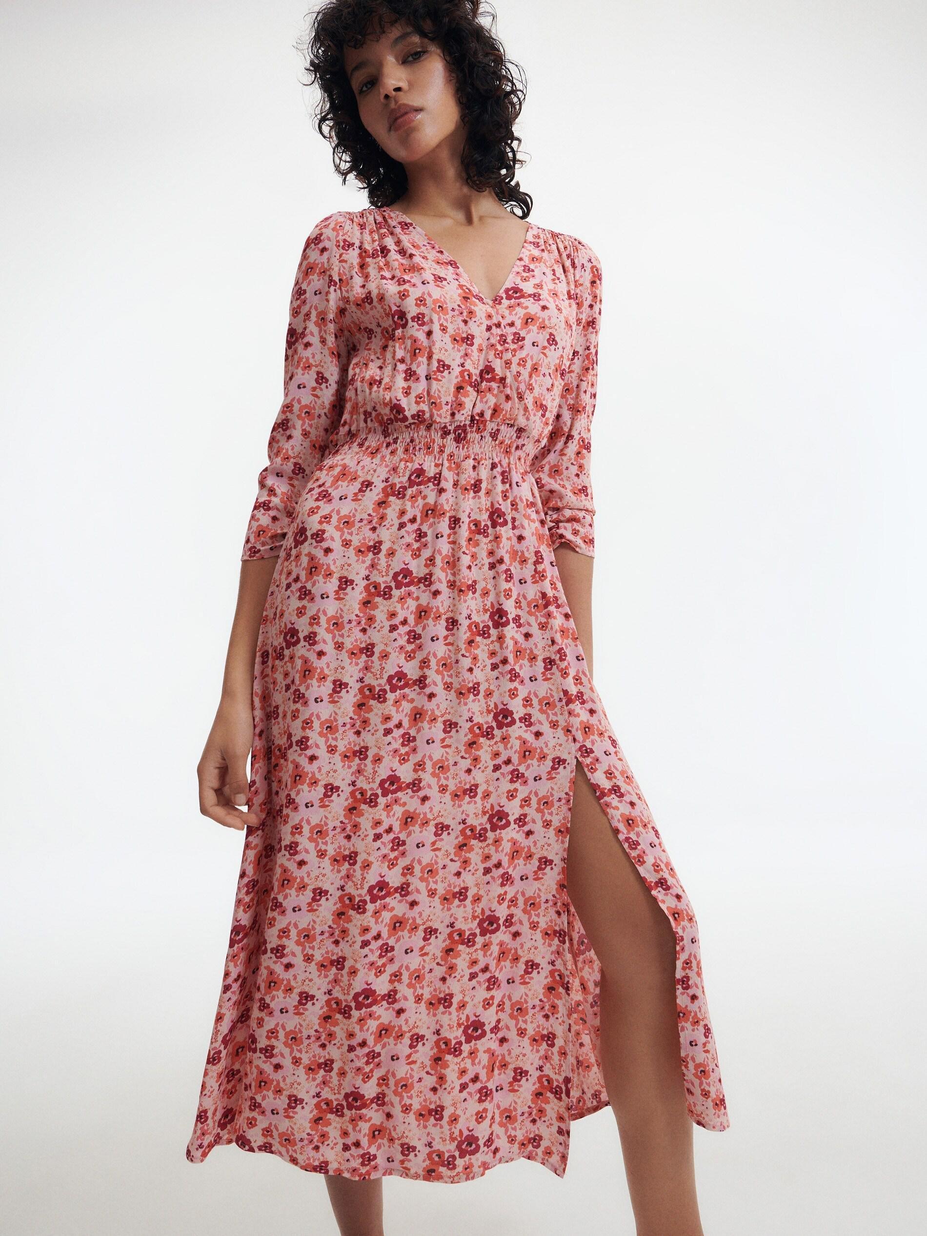 Multicolor Patterned Dress, , large image number 0