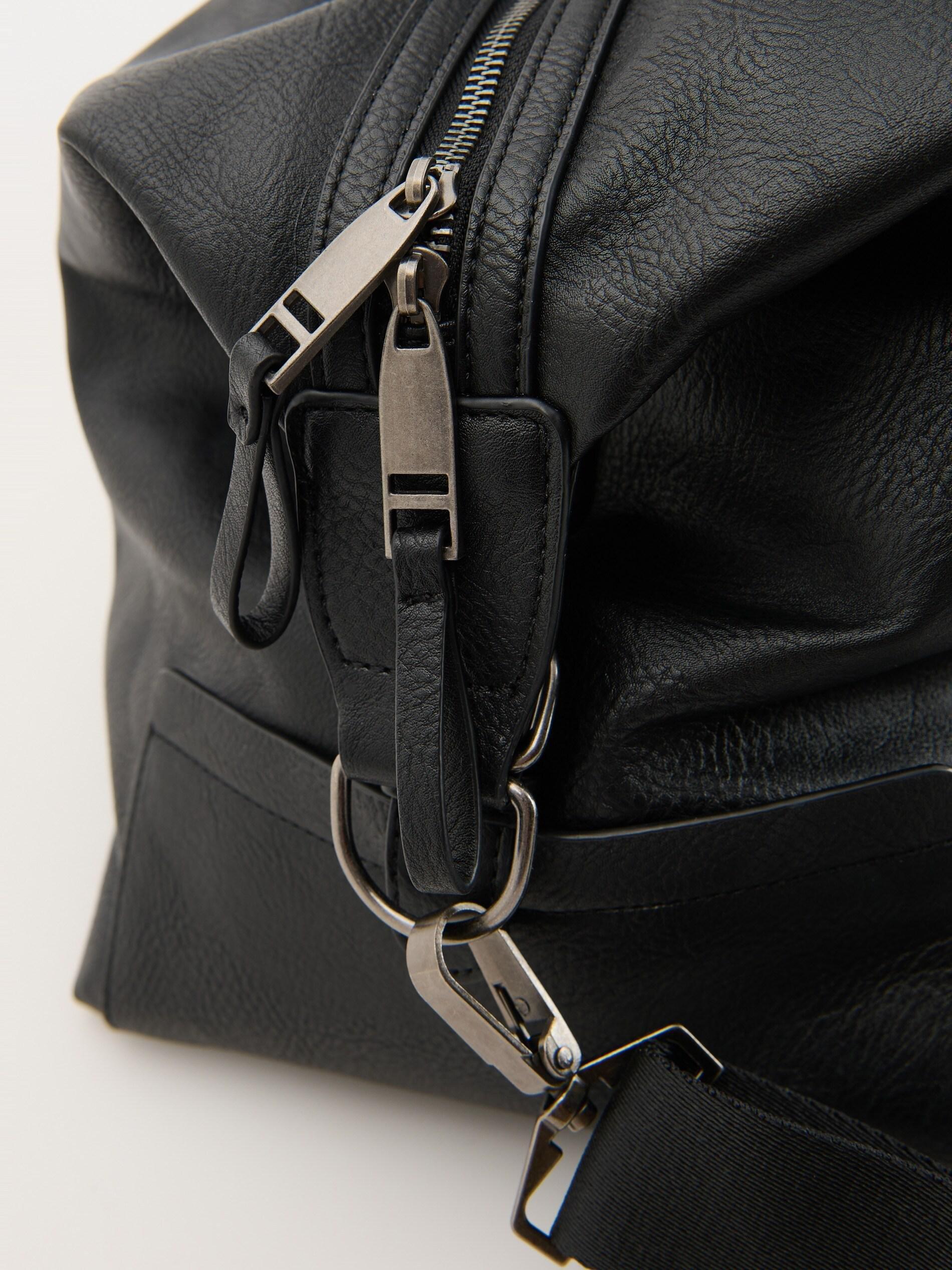 Black Weekender Bag, Black, large image number 3