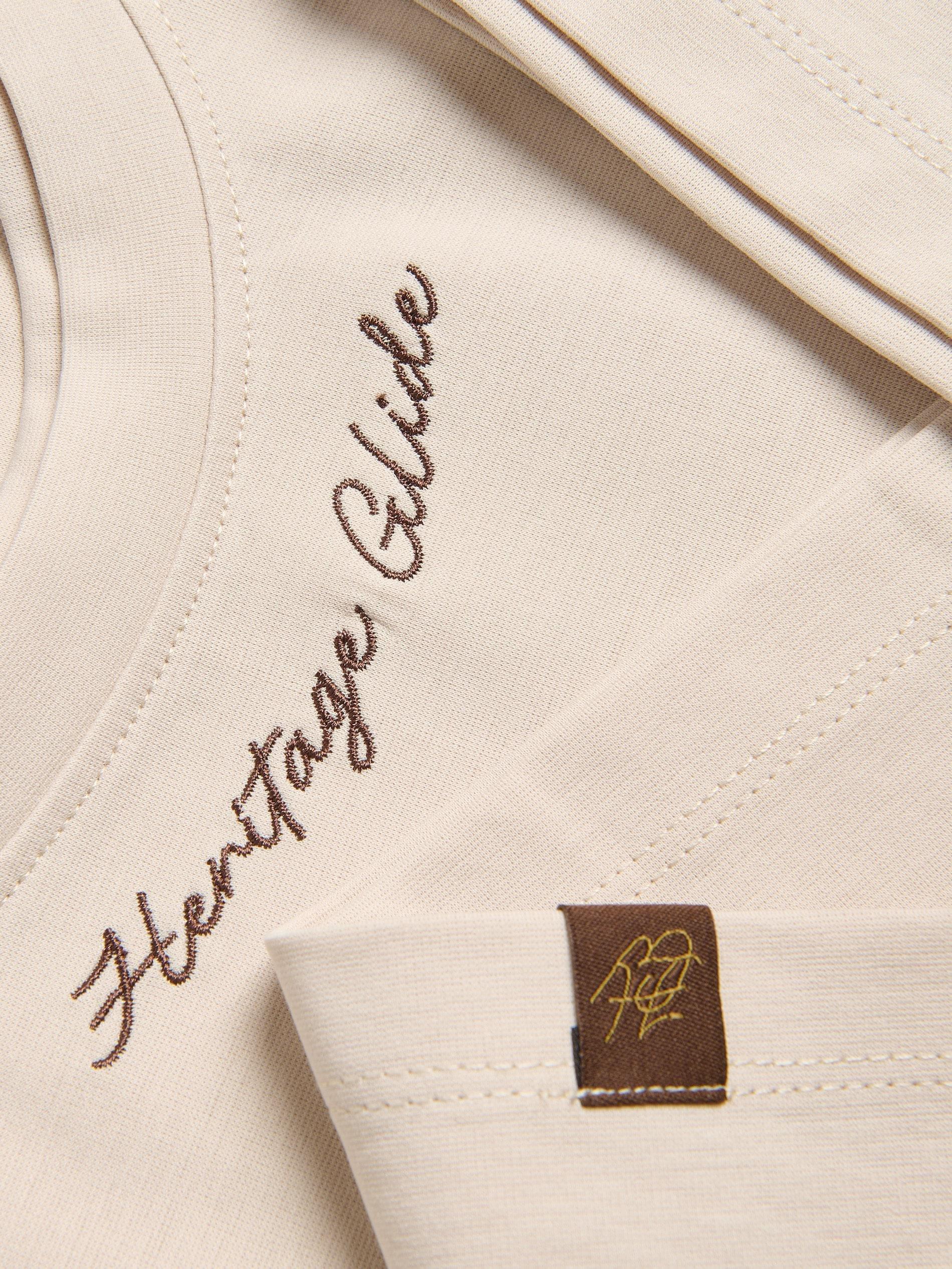 Brown Boxy T-Shirt With Cotton Blend, Brown, large image number 1