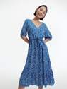 Reserved - Blue Print Dress