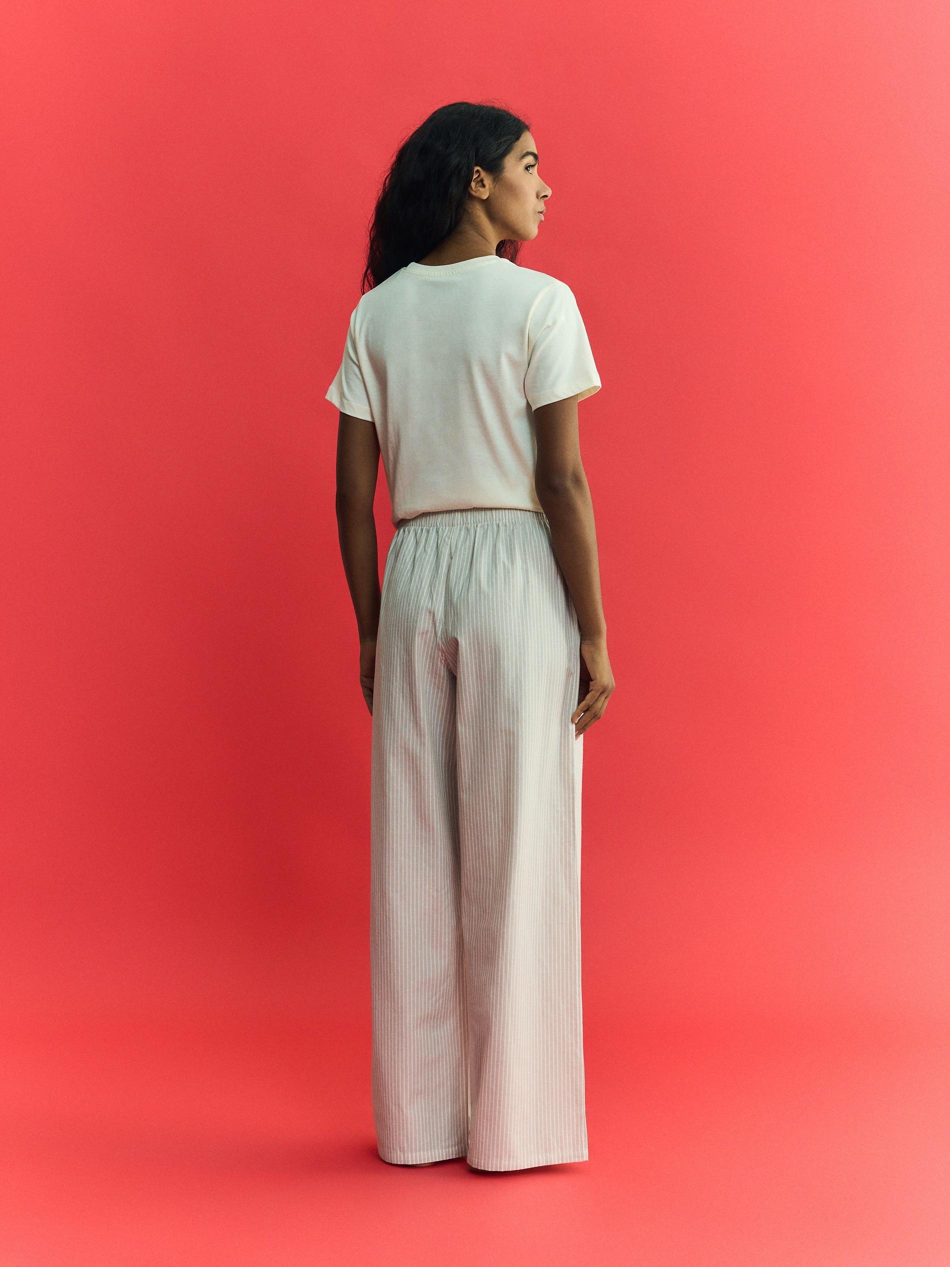 Beige Mickey Mouse Two Piece Pyjama Set, Beige, large image number 3