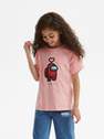 Reserved - Pink Among Us T-Shirt, Kids Girls