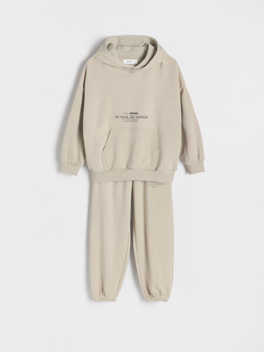 Beige High Cotton Content Suit, , large image number 0