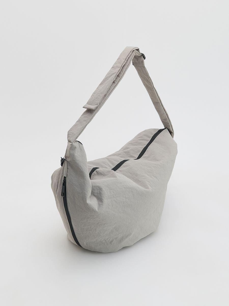 Grey Crossbody Bag, Light grey, large image number 1