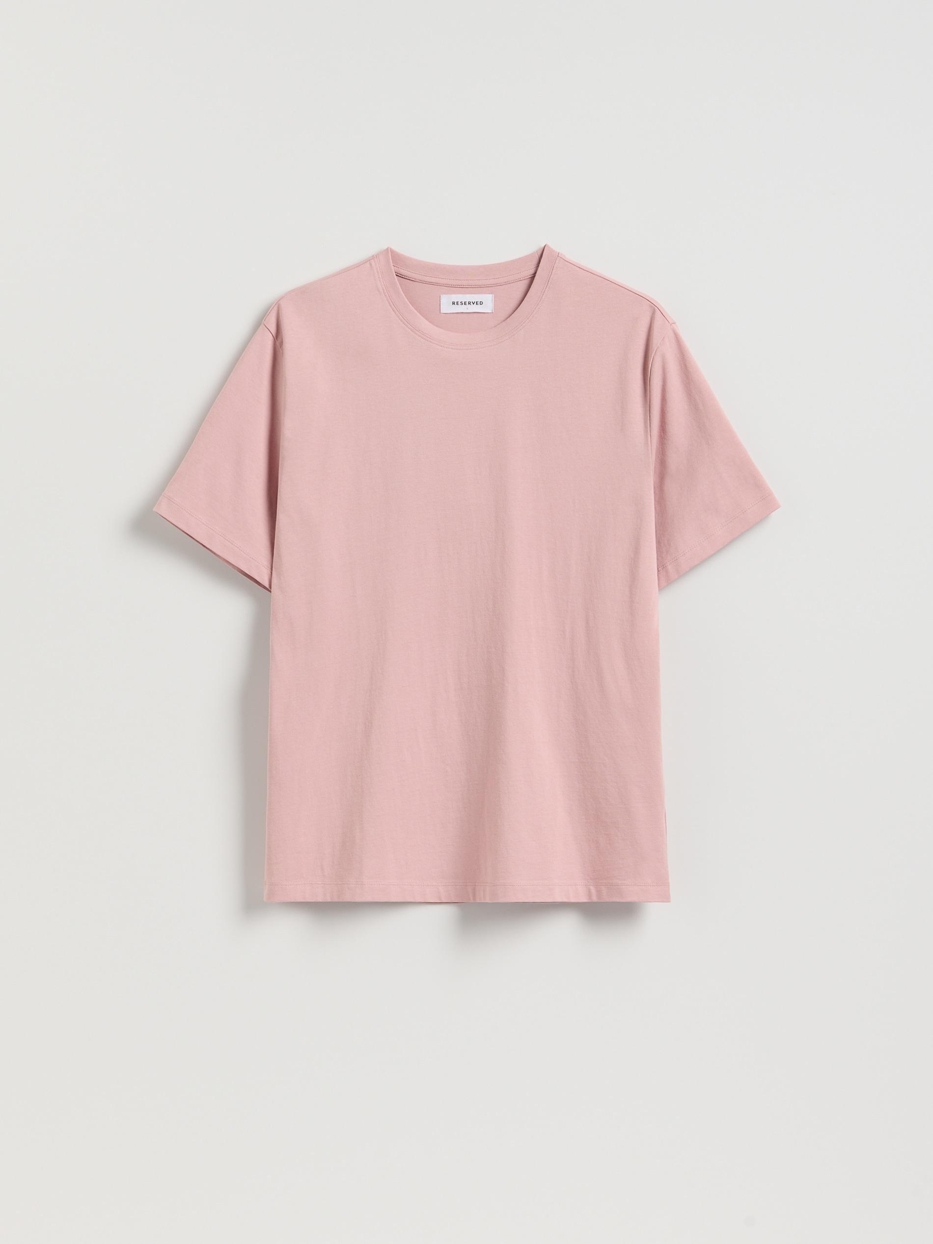 Pink Regular Fit Cotton T-Shirt, Purple, large image number 4