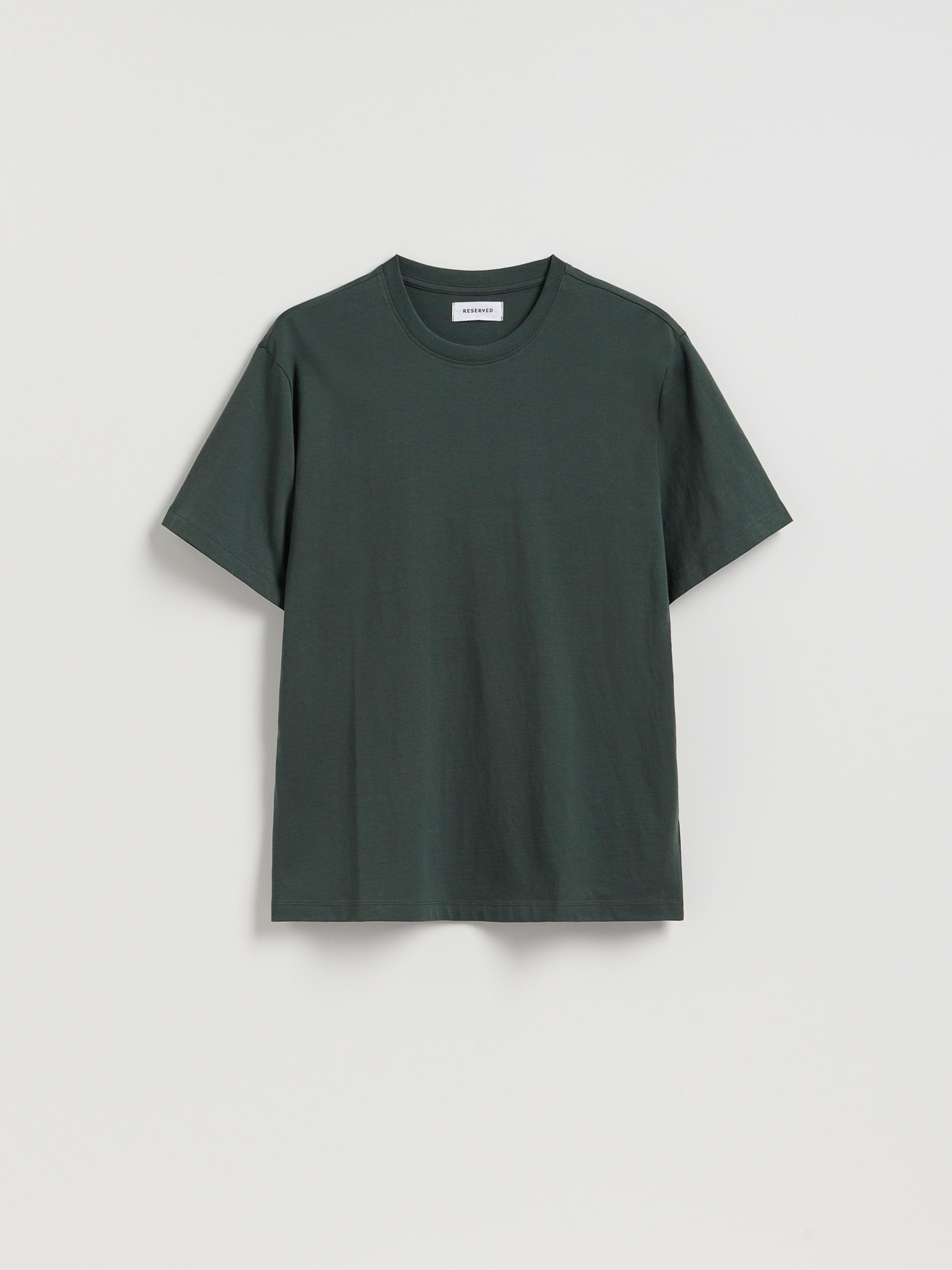 Green Regular Fit Cotton T-Shirt, Green, large image number 4