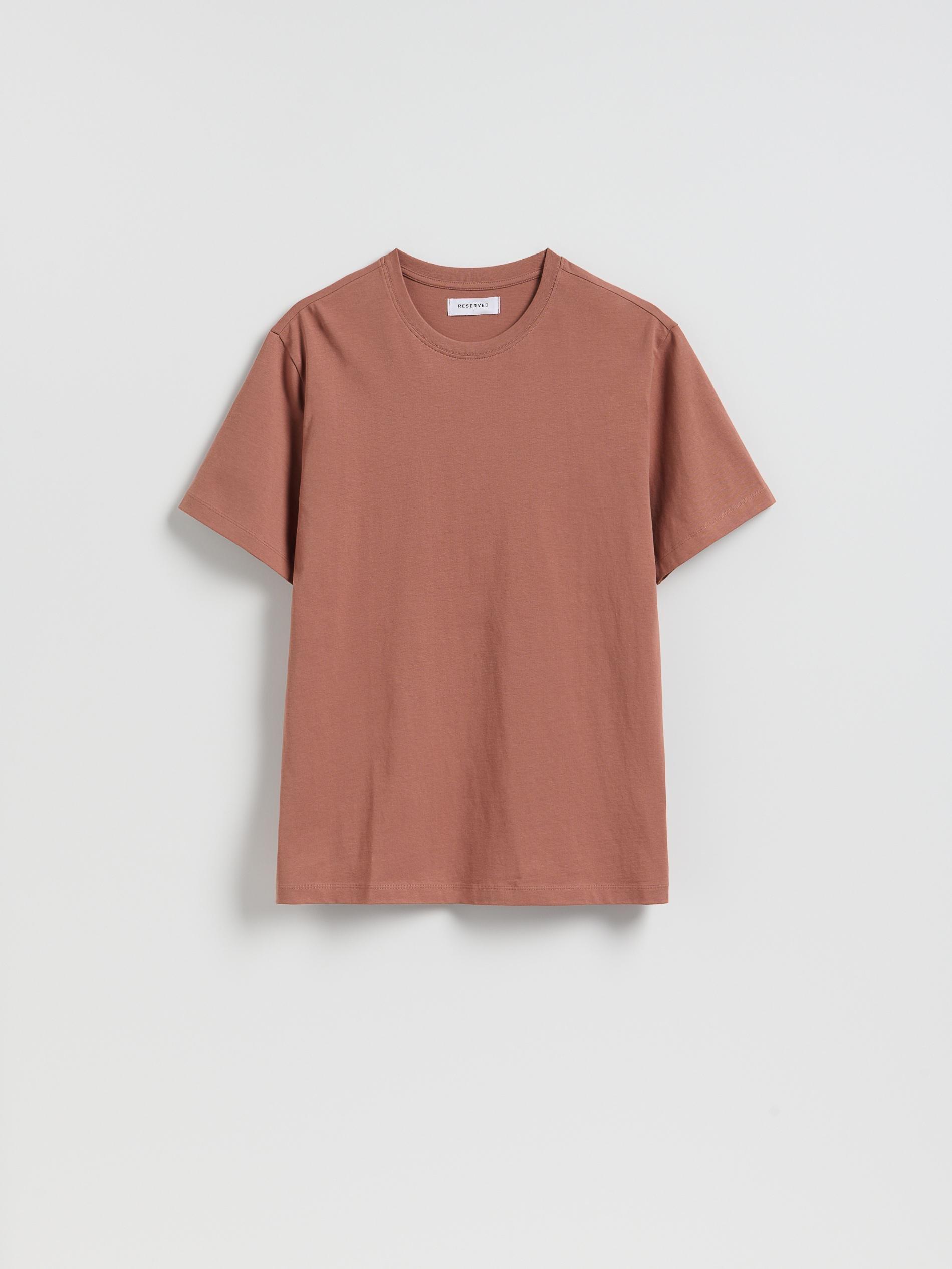 Brown Regular Fit Cotton T-Shirt, Brown, large image number 4