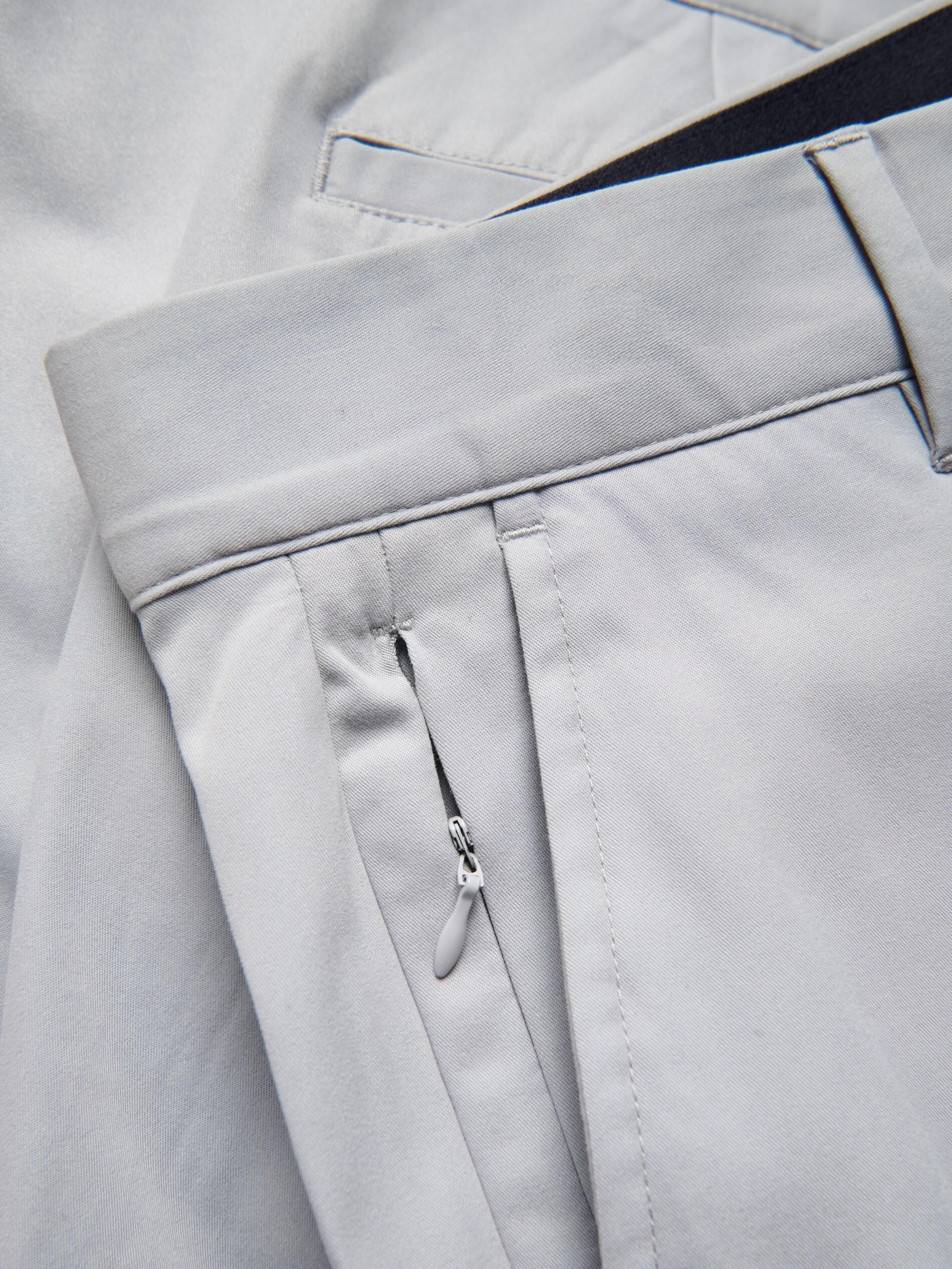 Grey Chino Slim Fit Trousers, Light grey, large image number 5