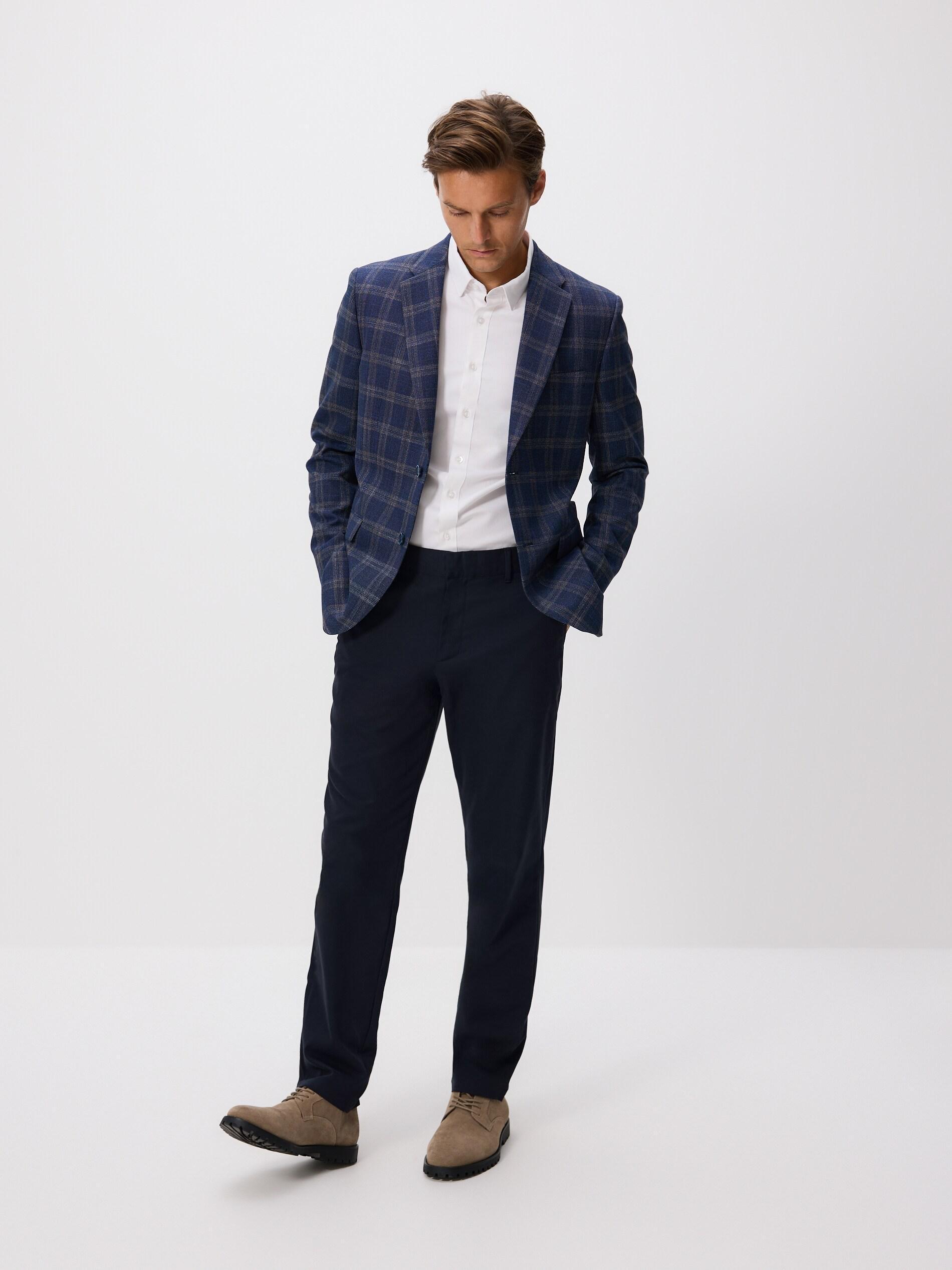 NAVY Chino slim fit trousers, Navy, large image number 1