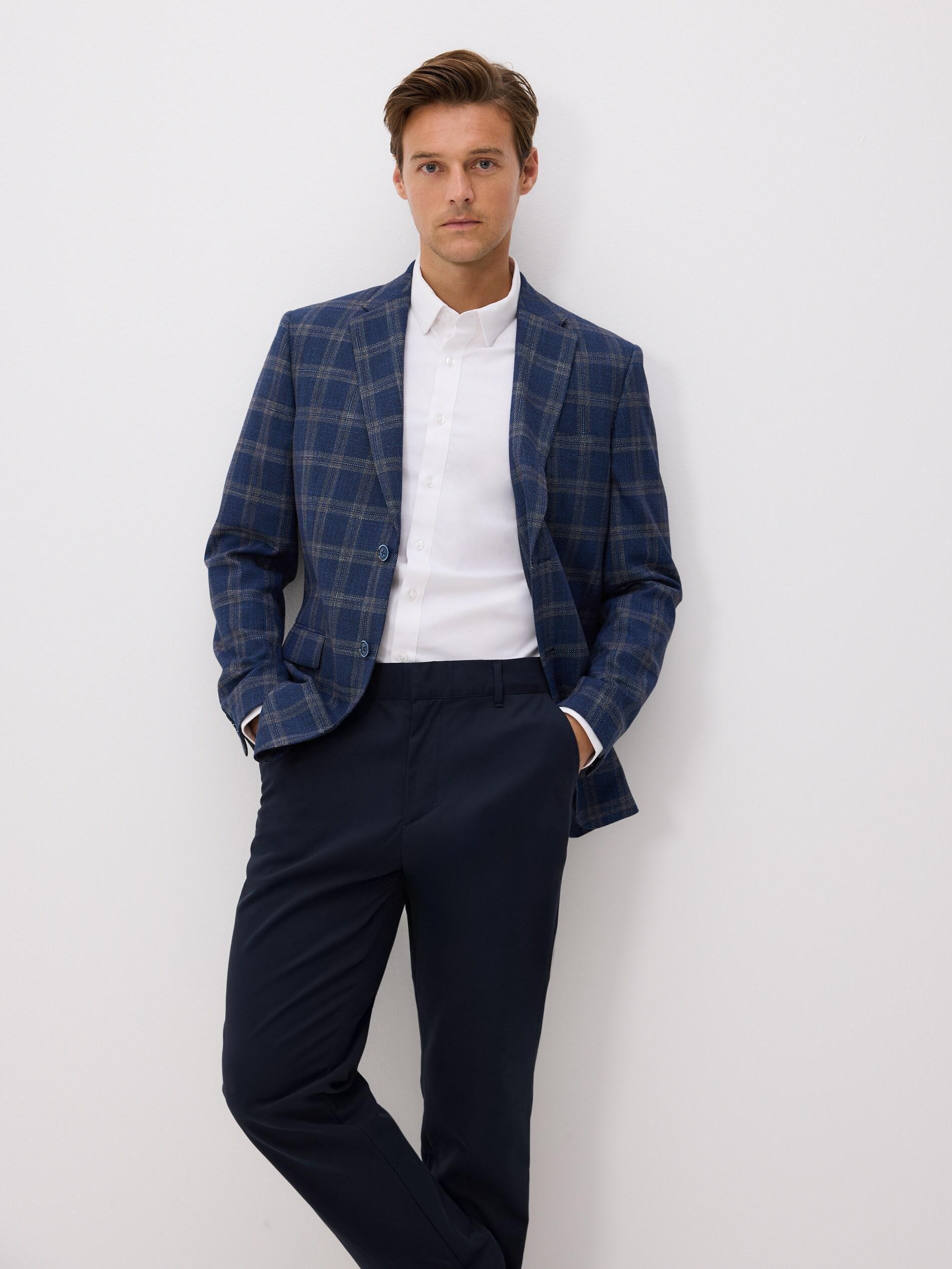 NAVY Chino slim fit trousers, Navy, large image number 2