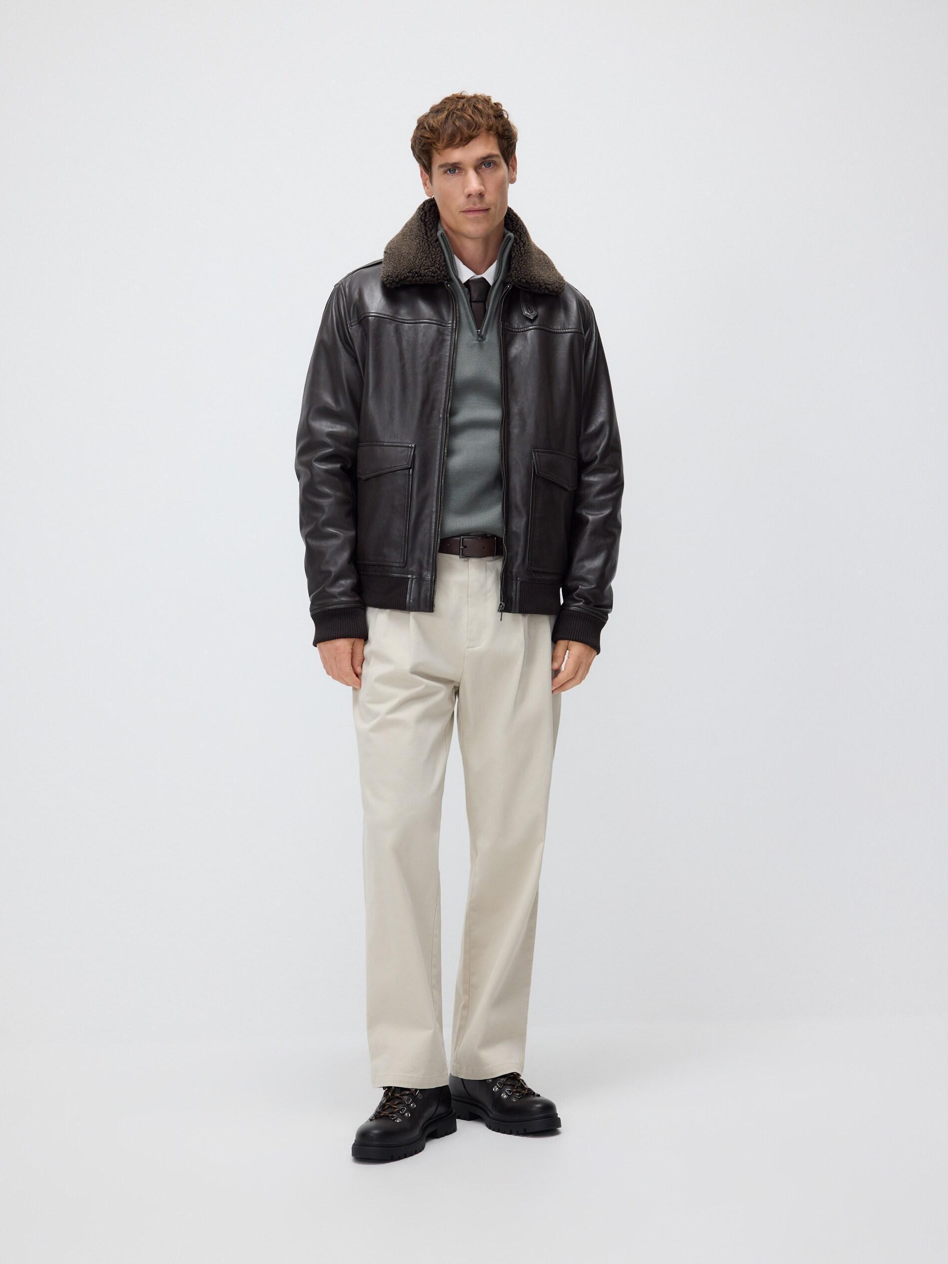 Beige Cotton Rich Carrot Trousers, Beige, large image number 1