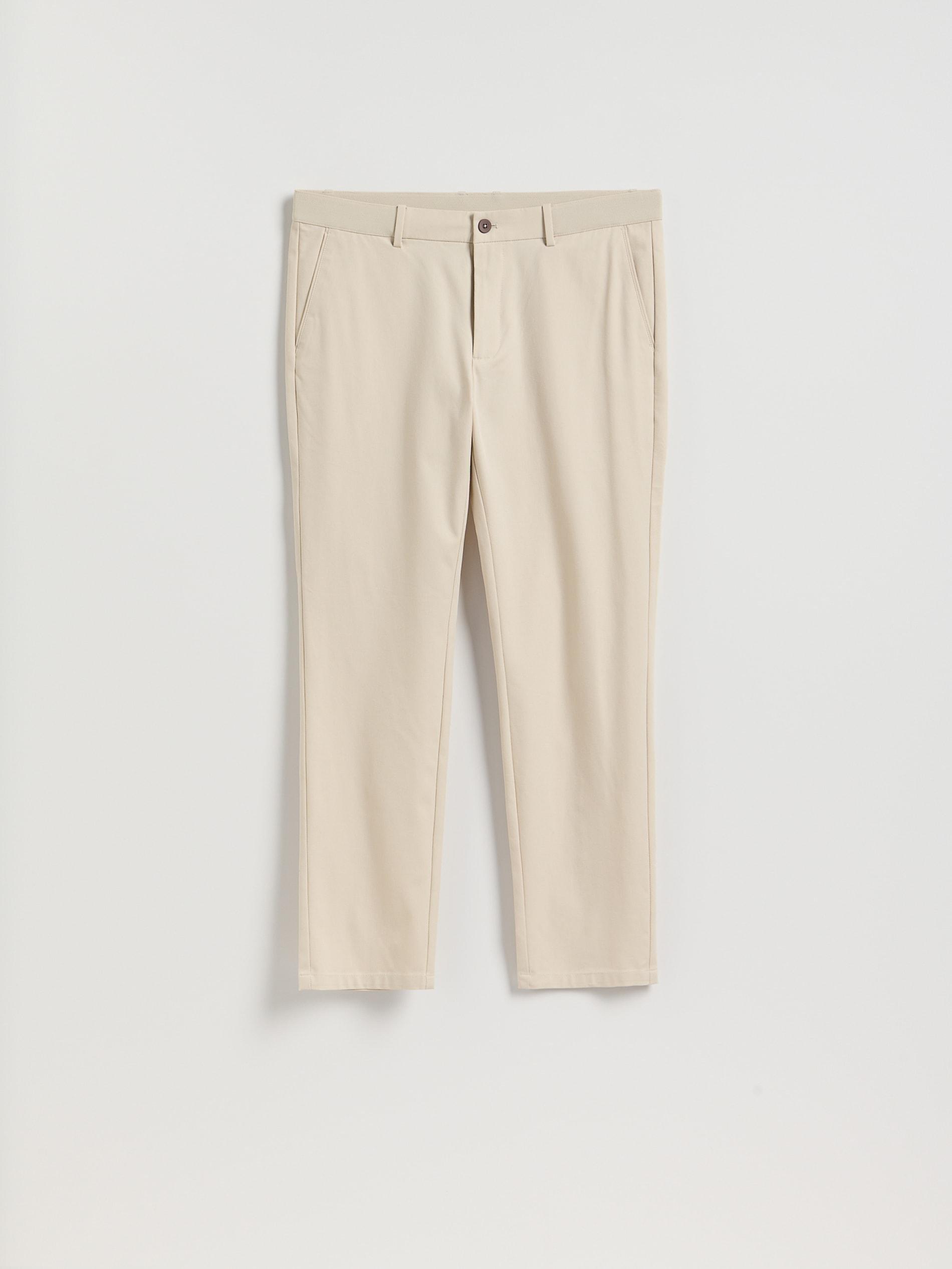 Beige Chino Slim Fit Trousers, Beige, large image number 4