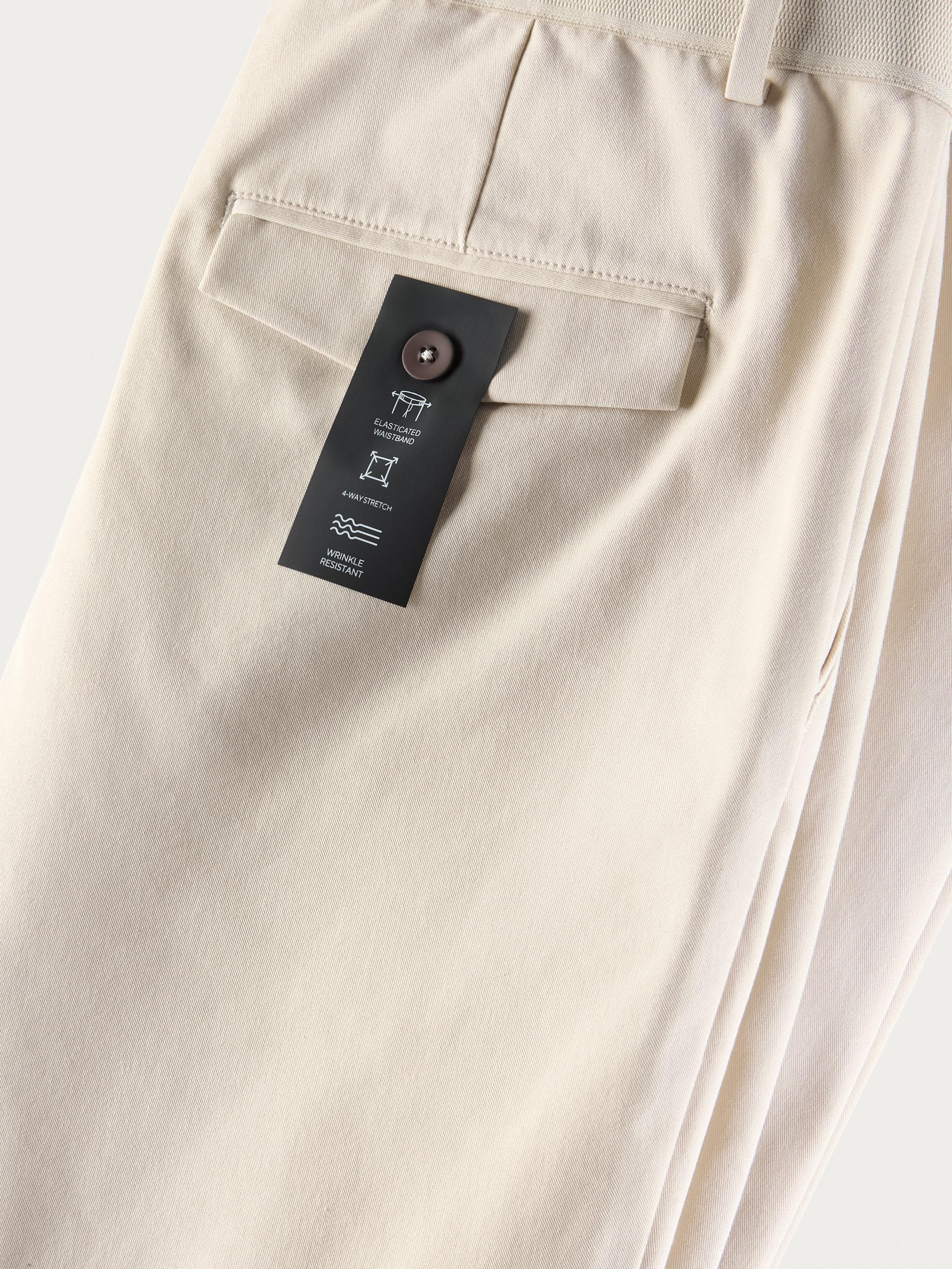 Beige Chino Slim Fit Trousers, Beige, large image number 6