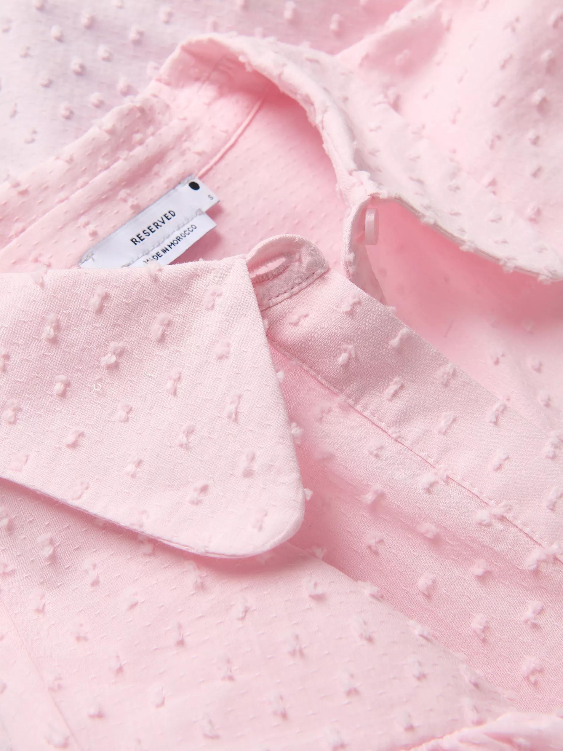 Pink Shirt With Puffy Sleeves, Pink, large image number 5