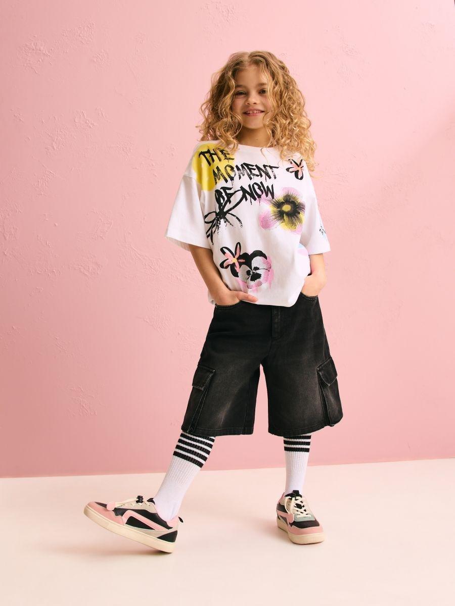 Black Trousers, Kids Girl, , medium