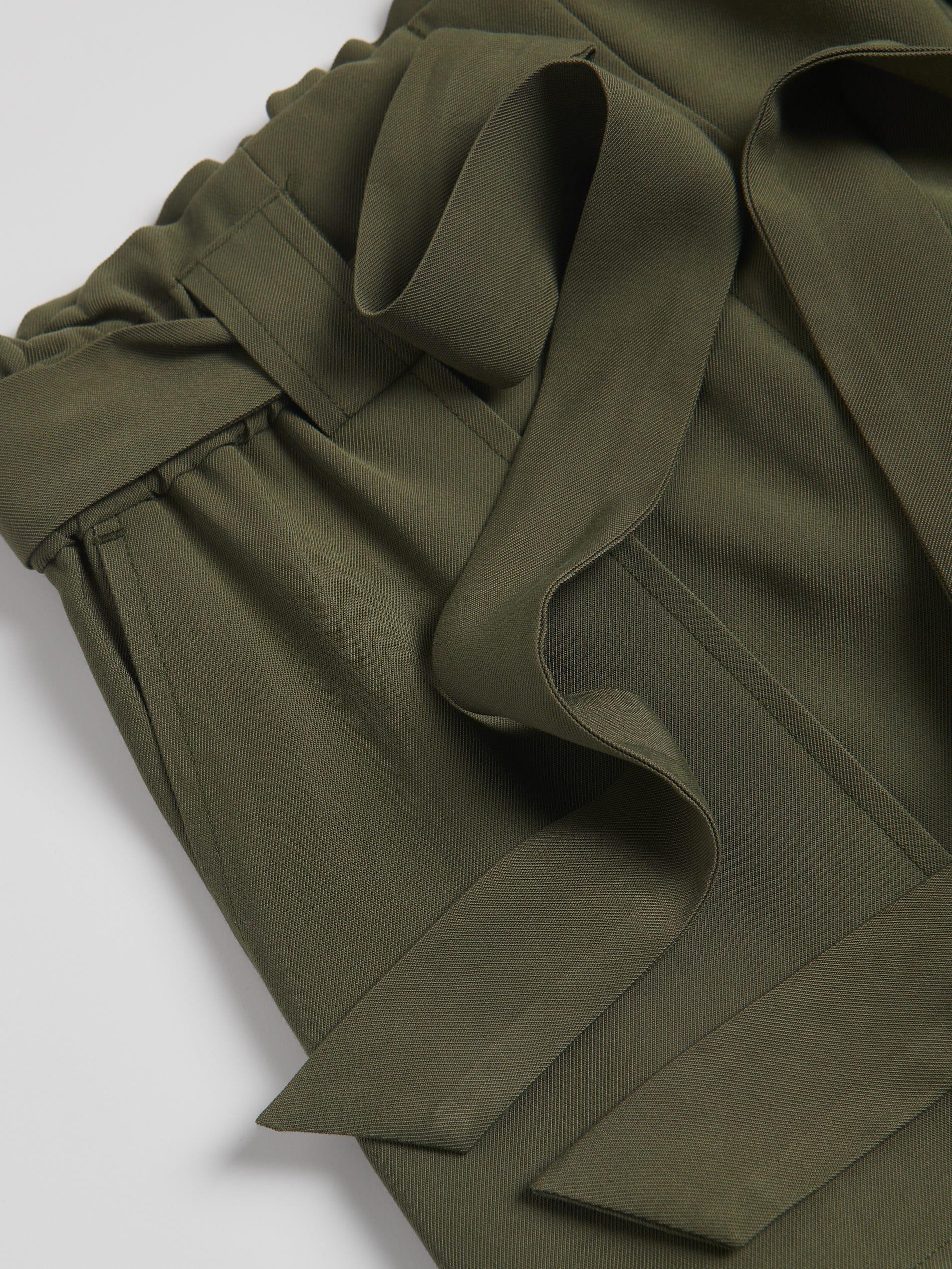 Green Shorts With Tie, Khaki, large image number 4
