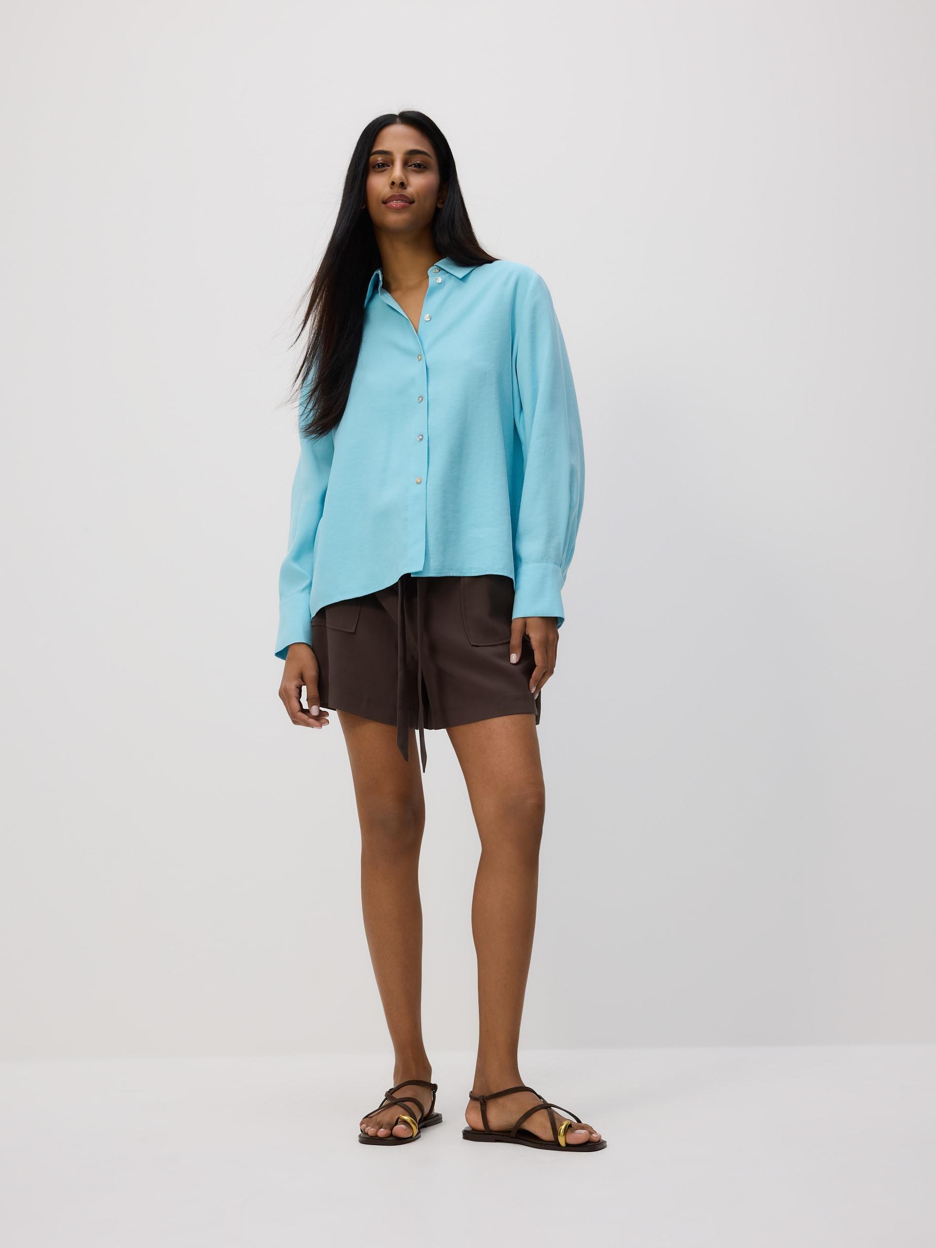 Brown Shorts With Tie, , large image number 3