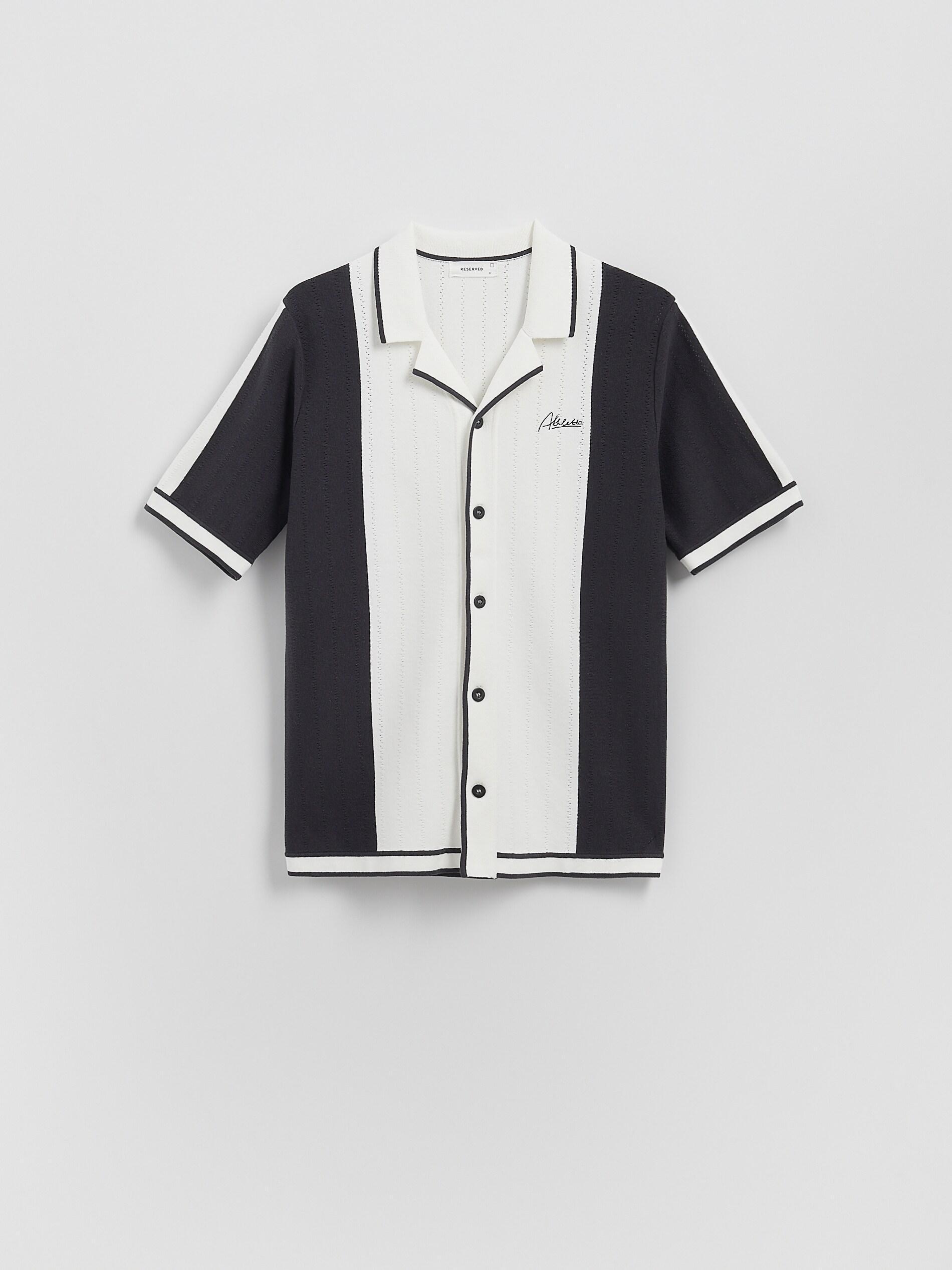 Black Short-Sleeved Sweater, Black, large image number 4