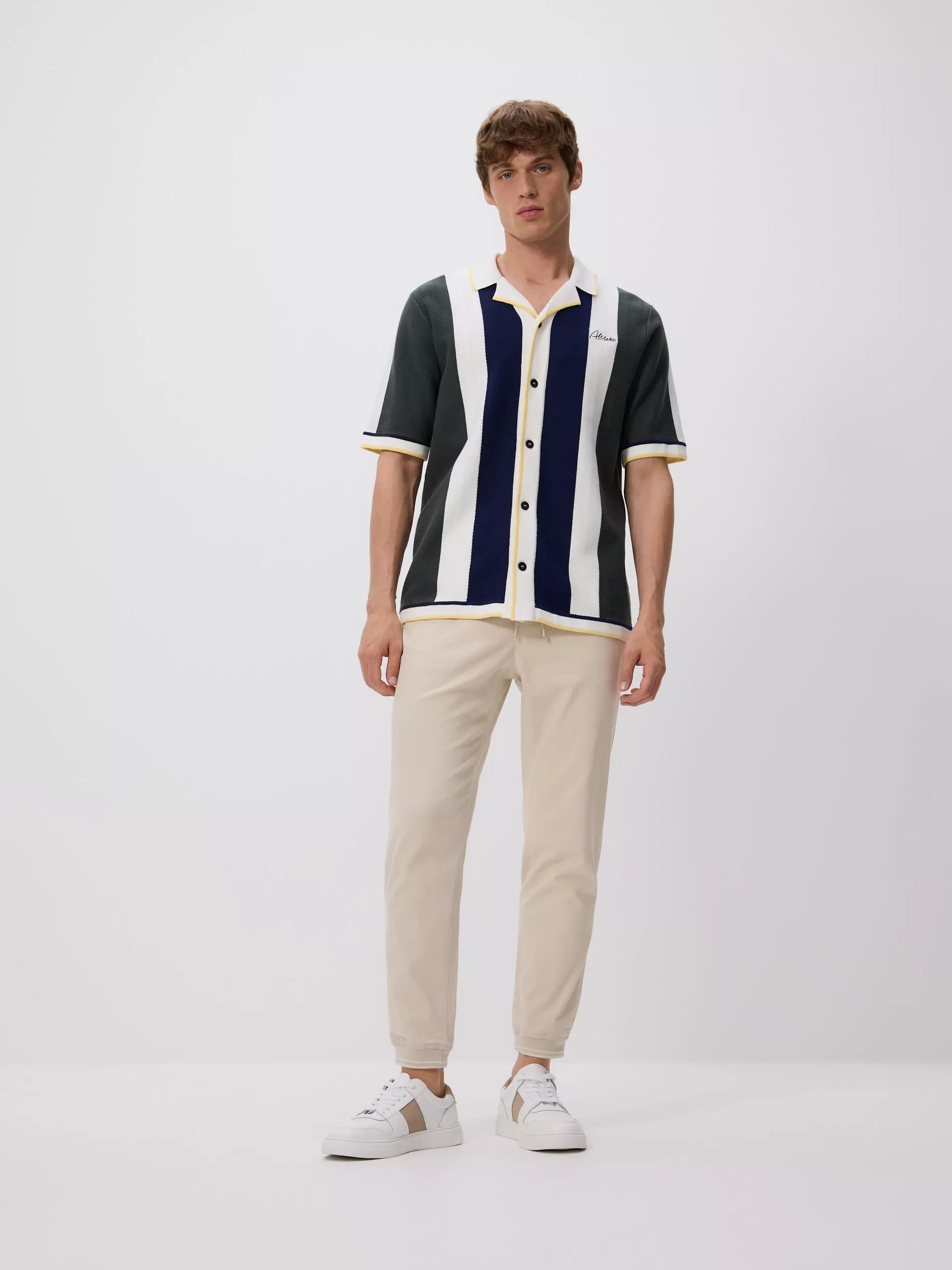 MULTICOLOR Short-sleeved sweater, Multicolor, medium