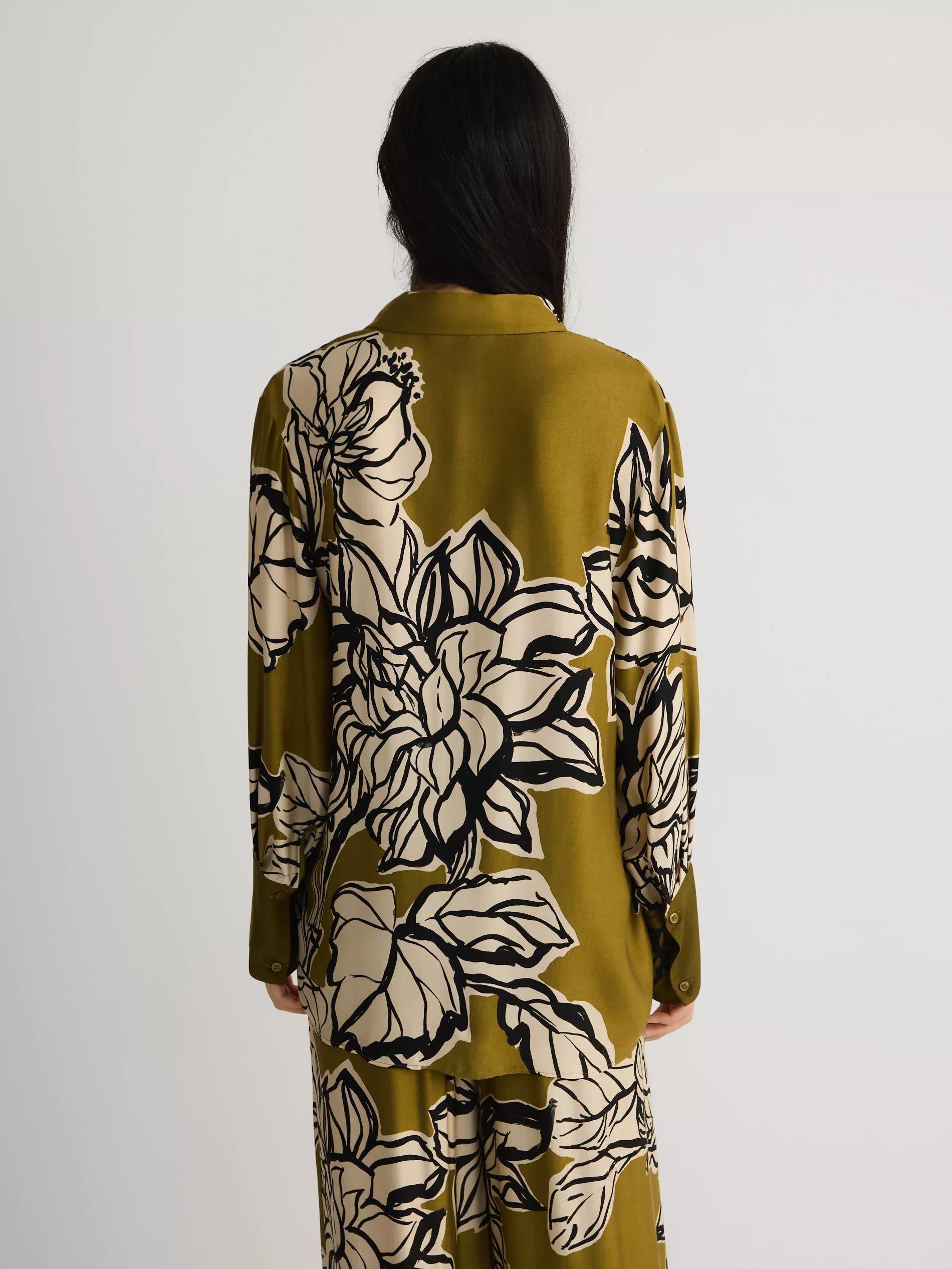 Multicolour Viscose Shirt, , large image number 4