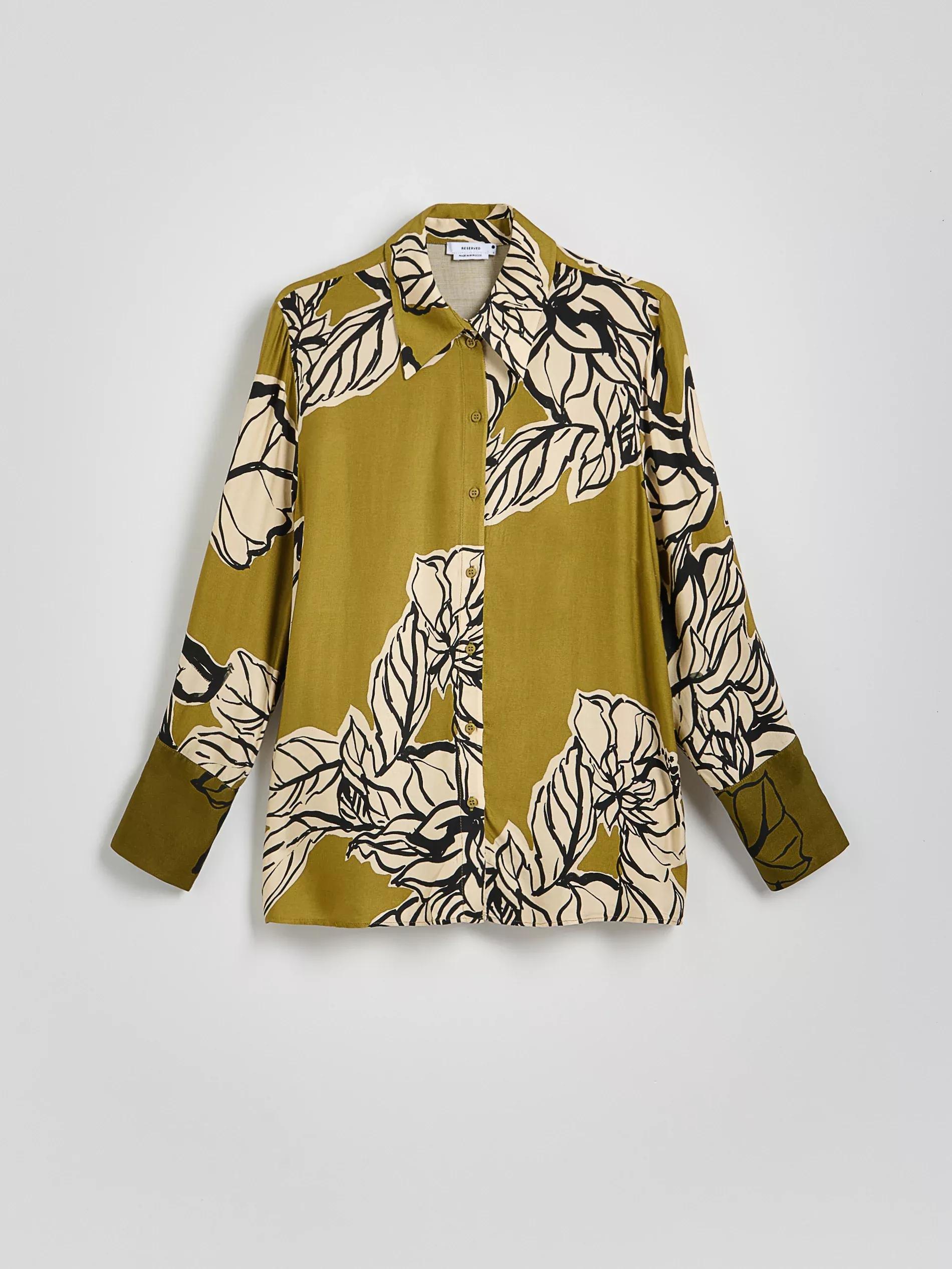 Multicolour Viscose Shirt, , large image number 5