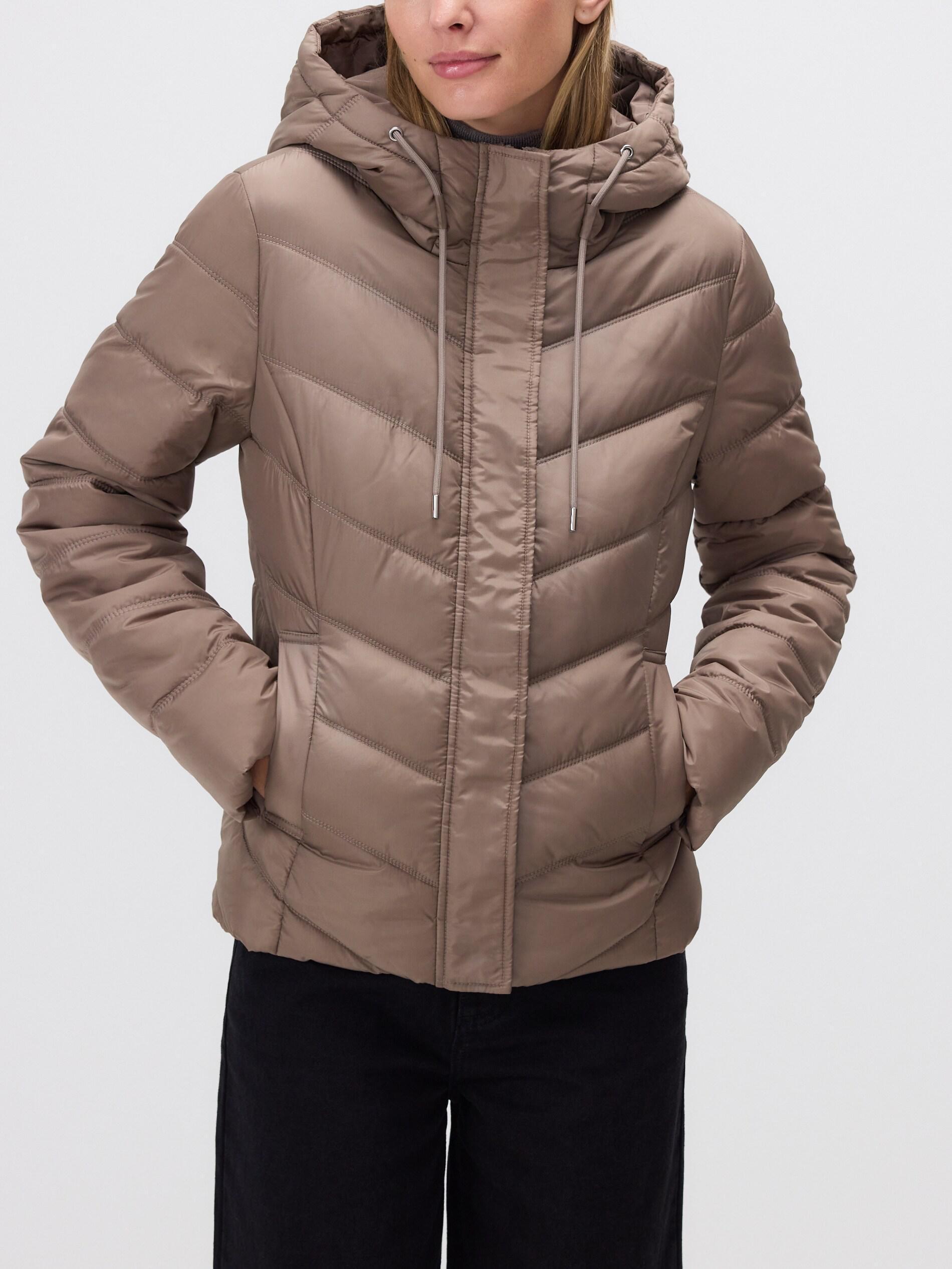 TAUPE Jacket with contrasting inserts, Grey, large image number 1