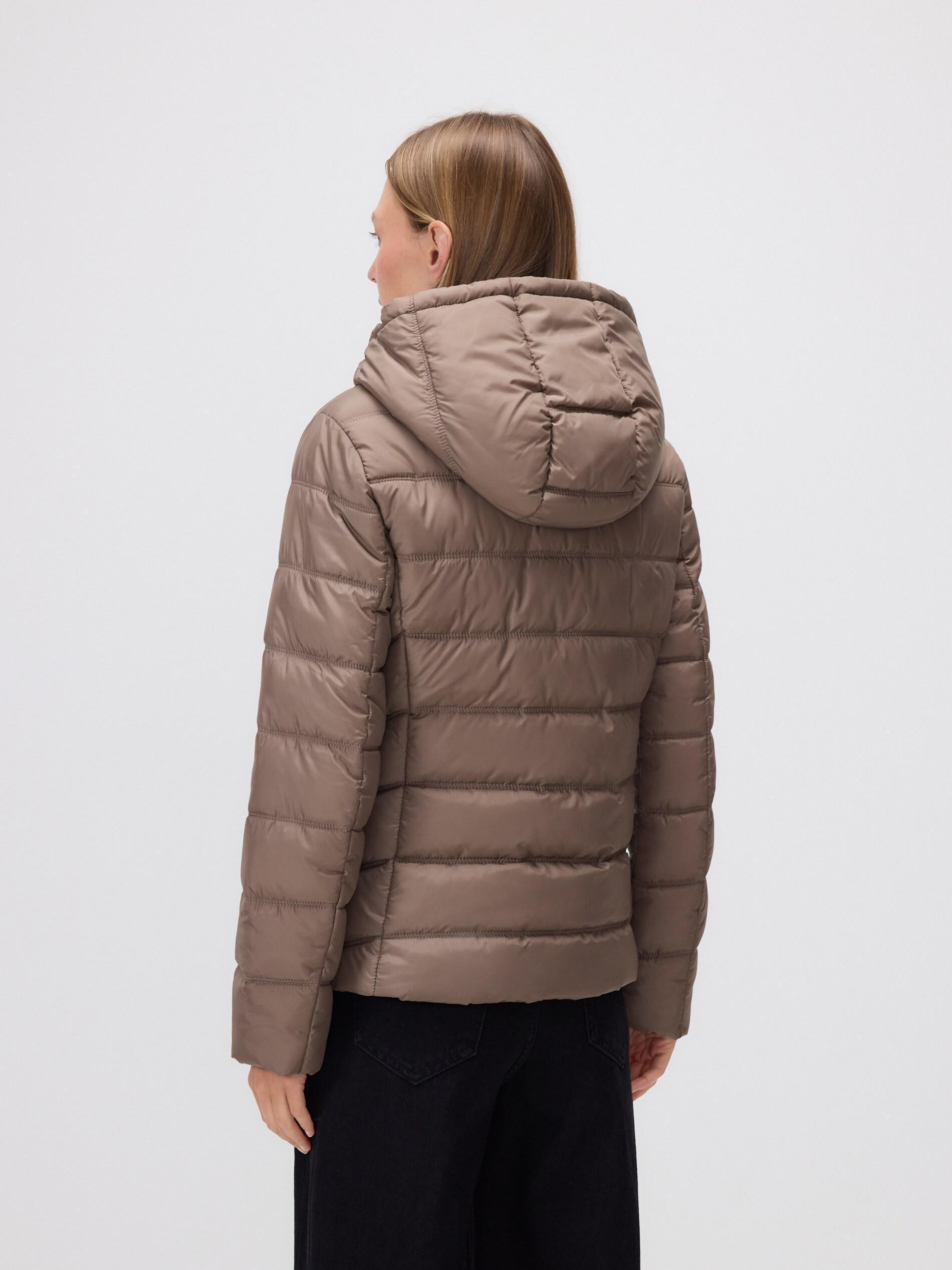 TAUPE Jacket with contrasting inserts, Grey, large image number 3