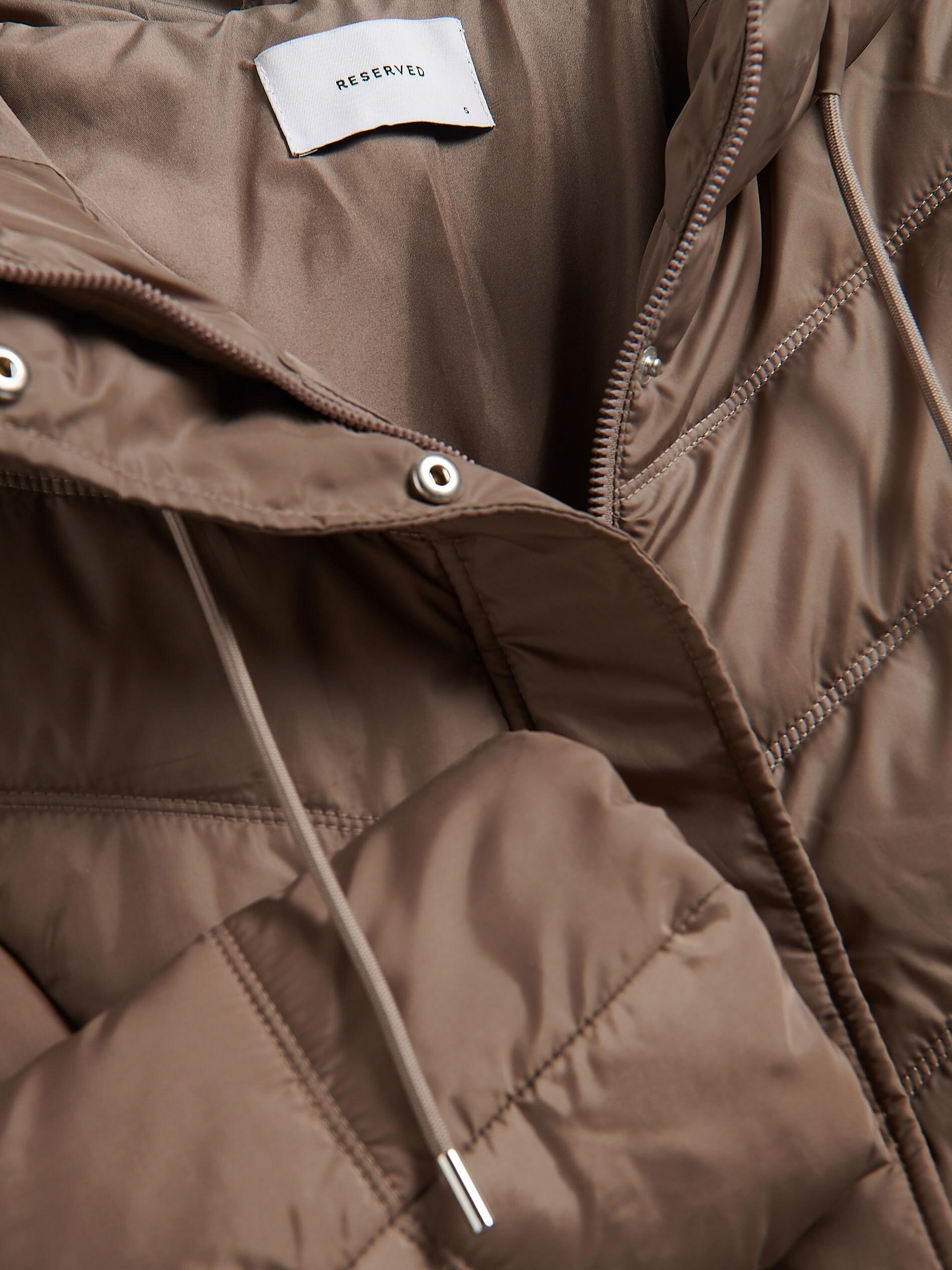 TAUPE Jacket with contrasting inserts, Grey, large image number 5