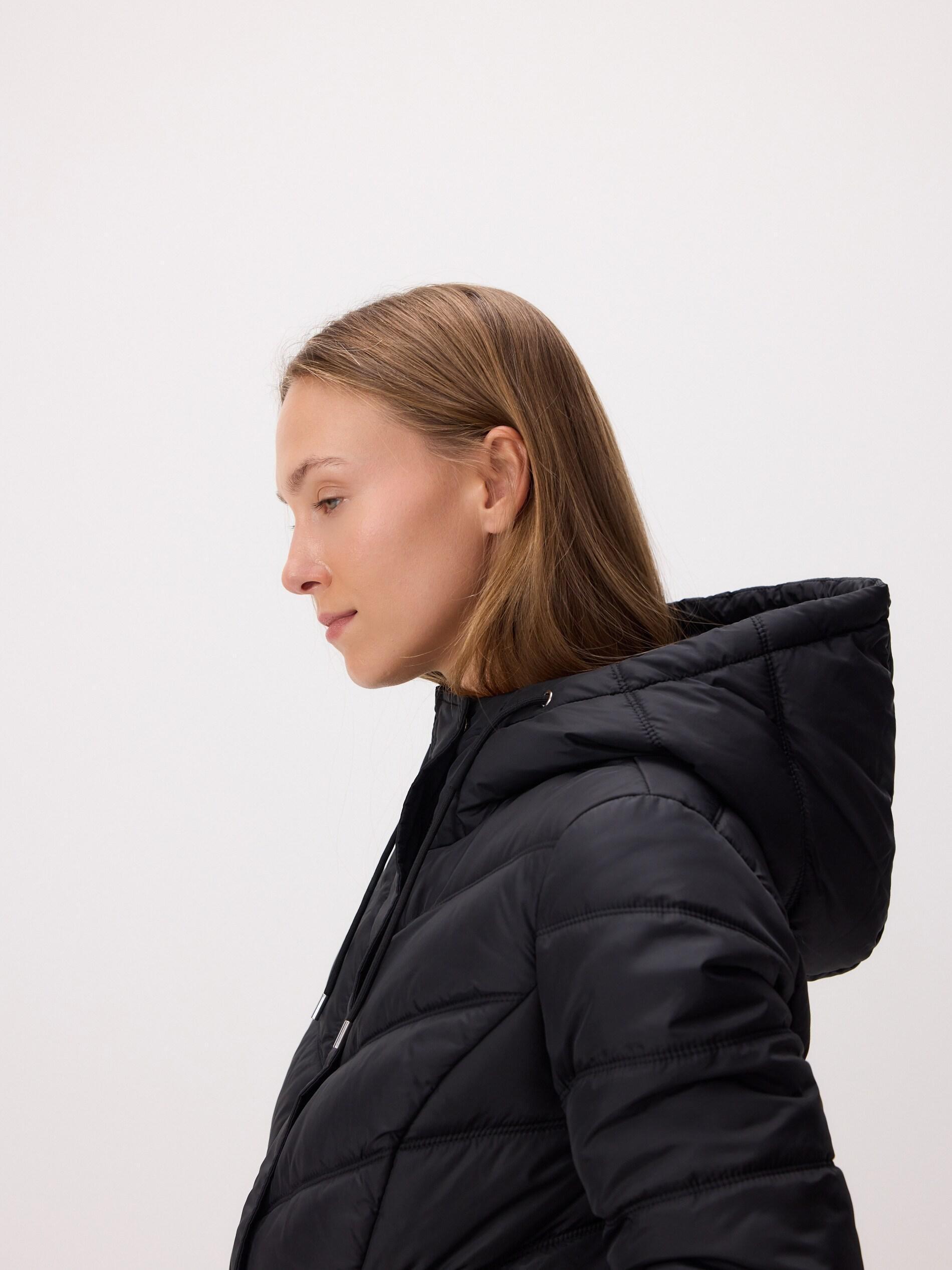 BLACK Jacket with contrasting inserts, Black, large image number 3