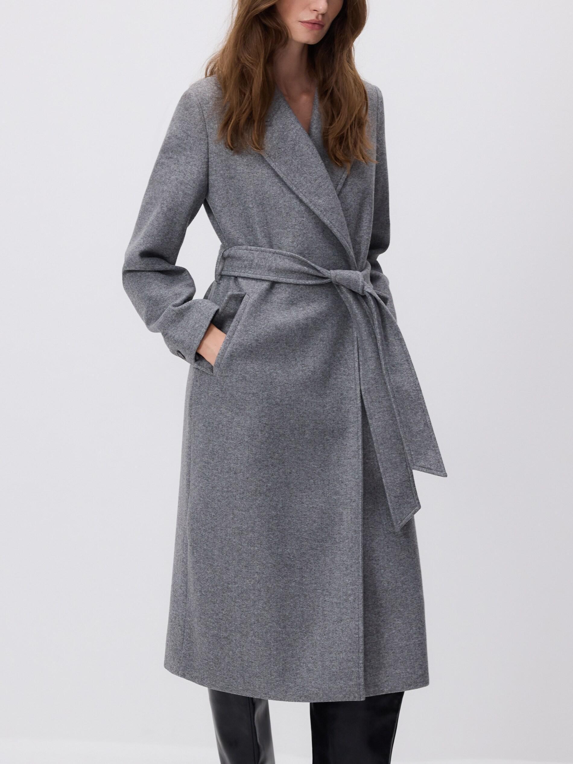 Grey Detailed Coat, Grey, large image number 3