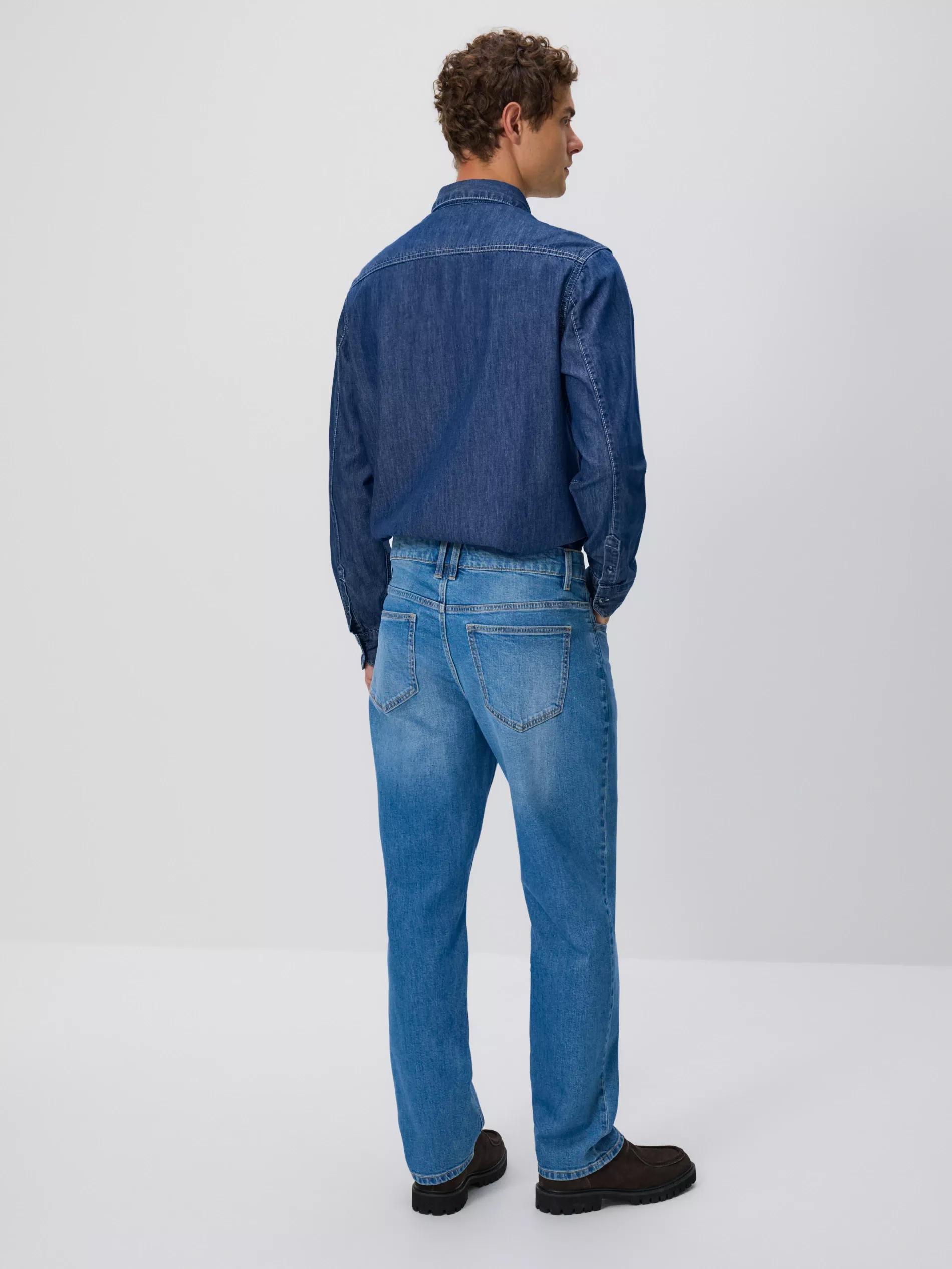 Blue Jeans Straight Fit Jeans, Blue, large image number 1
