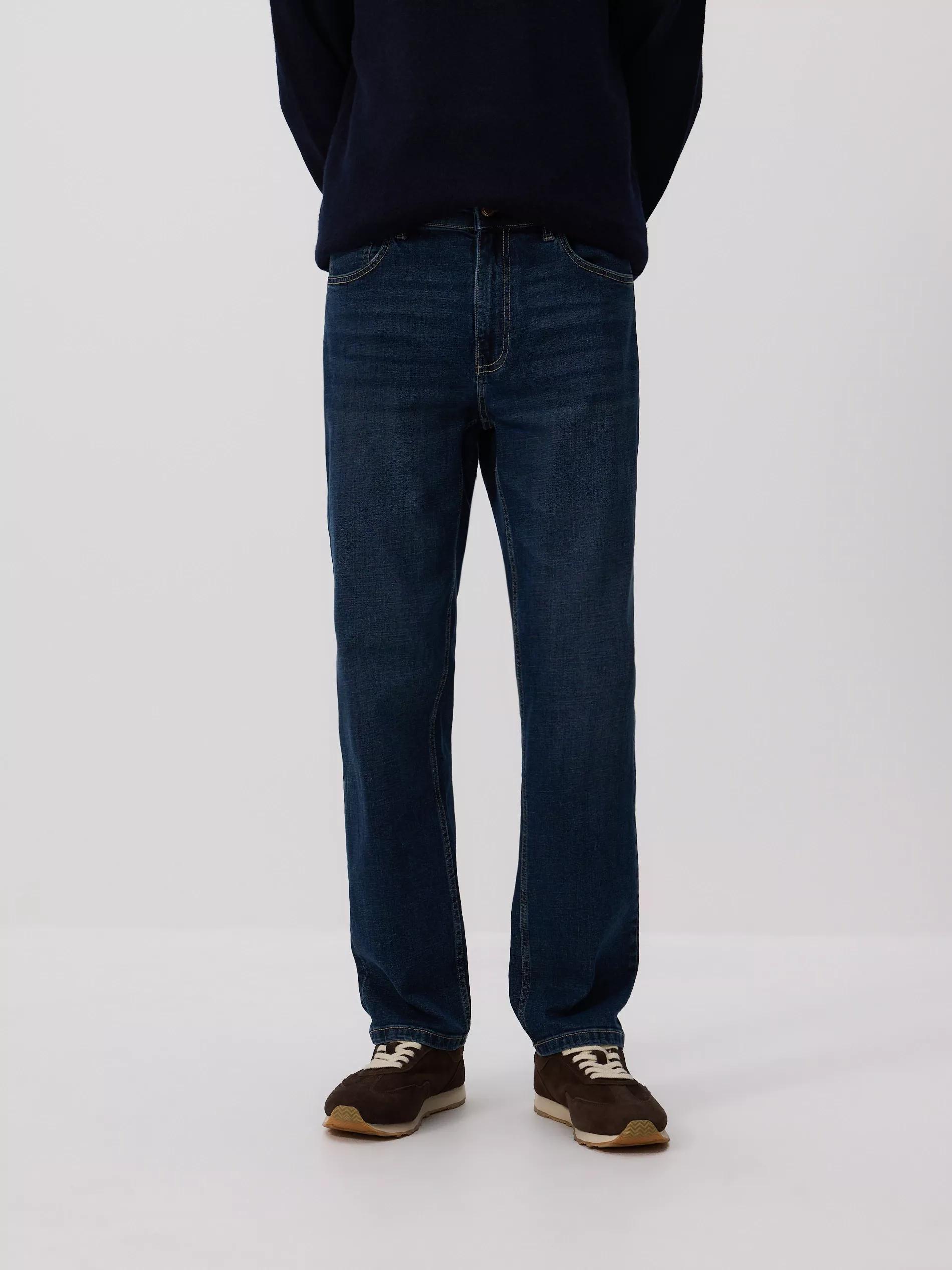 NAVY Straight fit jeans, Navy, large image number 0