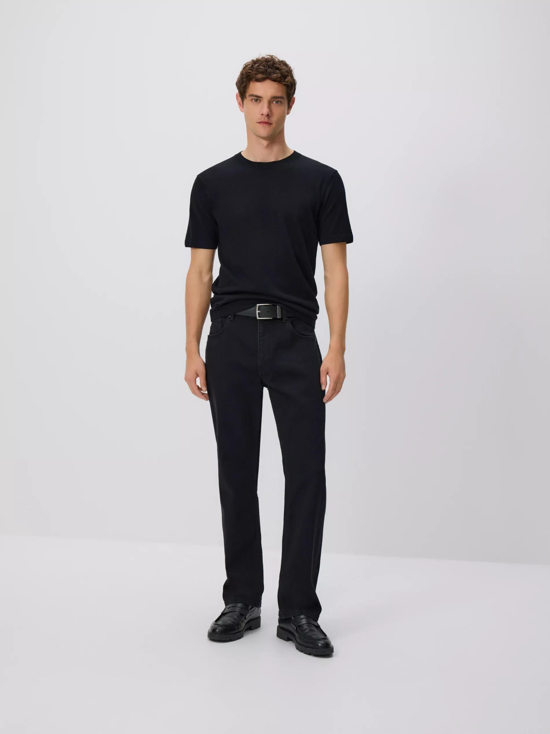 BLACK Straight fit jeans, Black, large image number 0