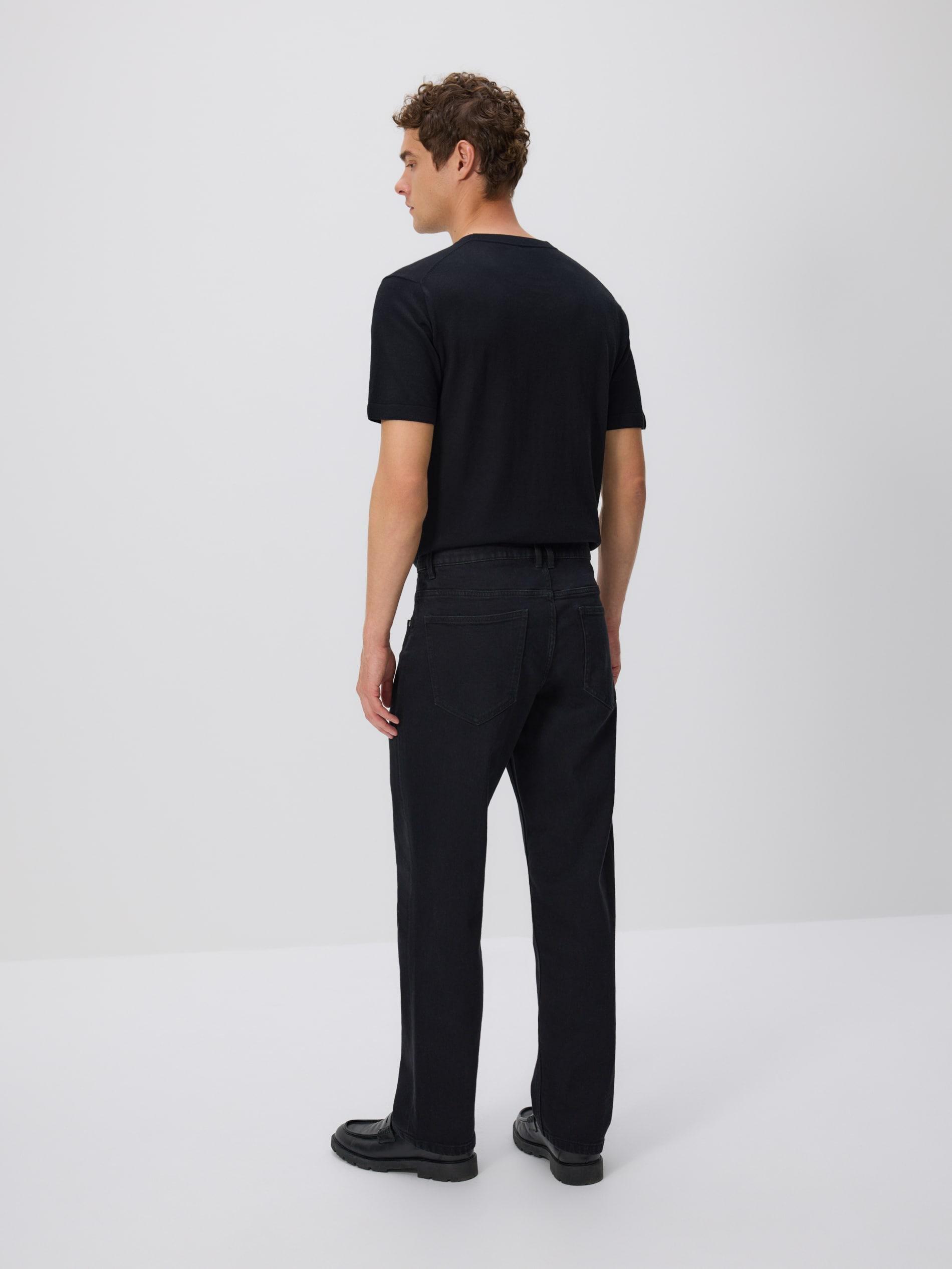 BLACK Straight fit jeans, Black, large image number 2