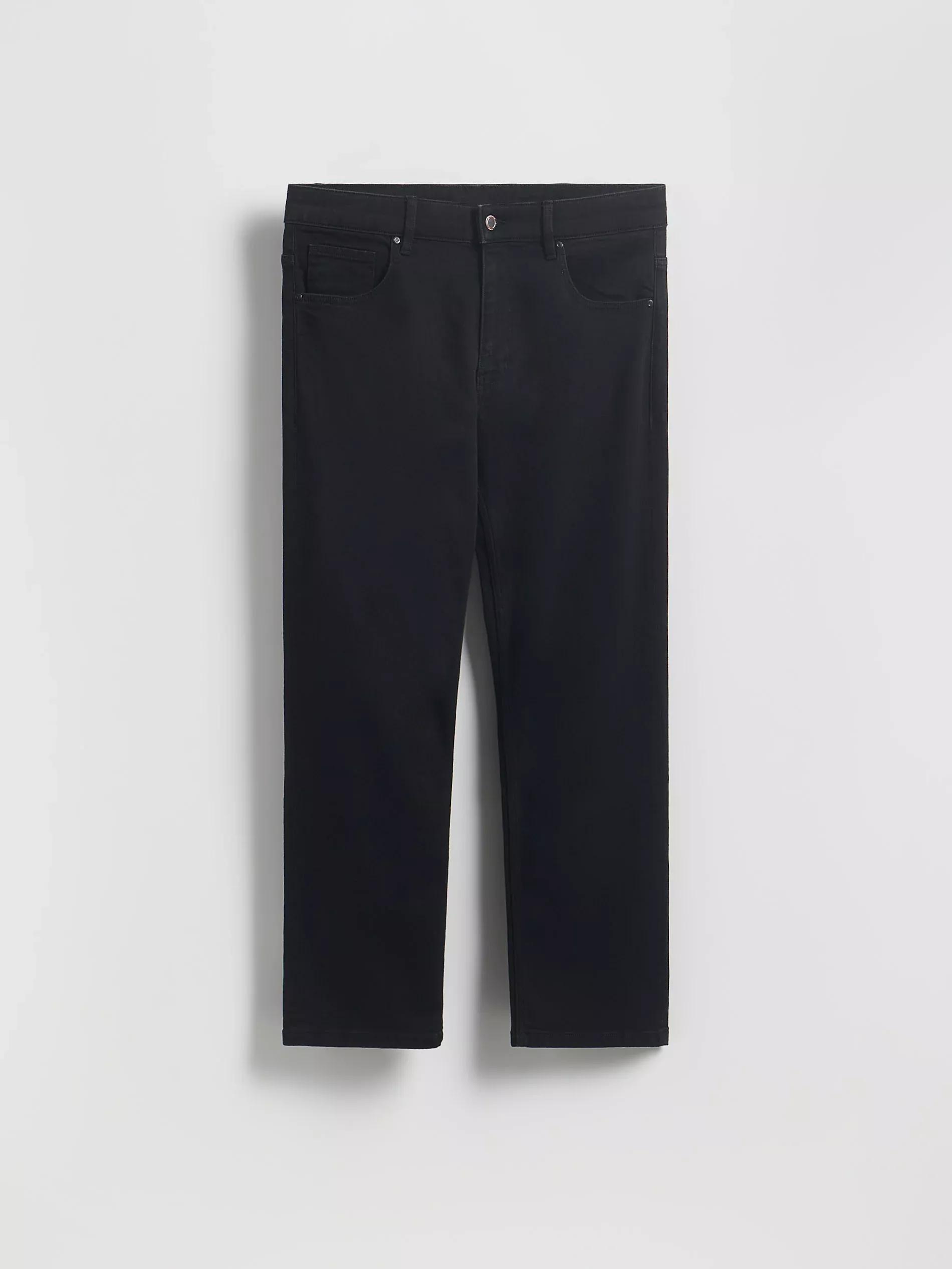 BLACK Straight fit jeans, Black, large image number 3