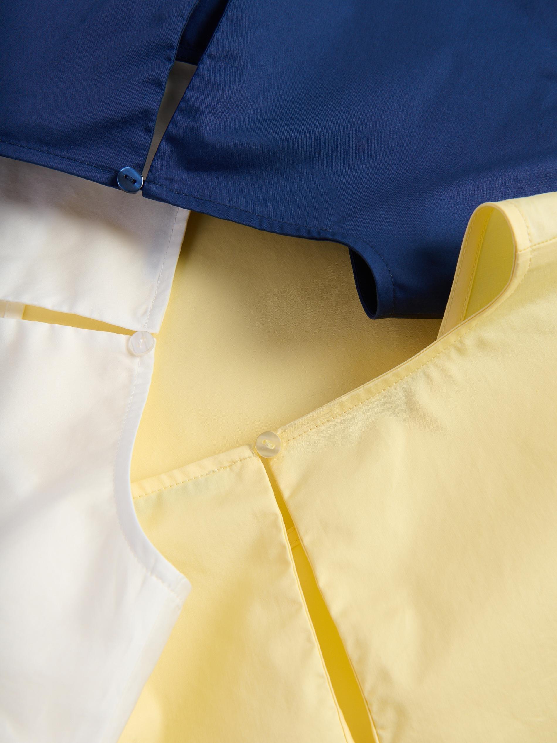 White Cotton Blouse, White, large image number 4