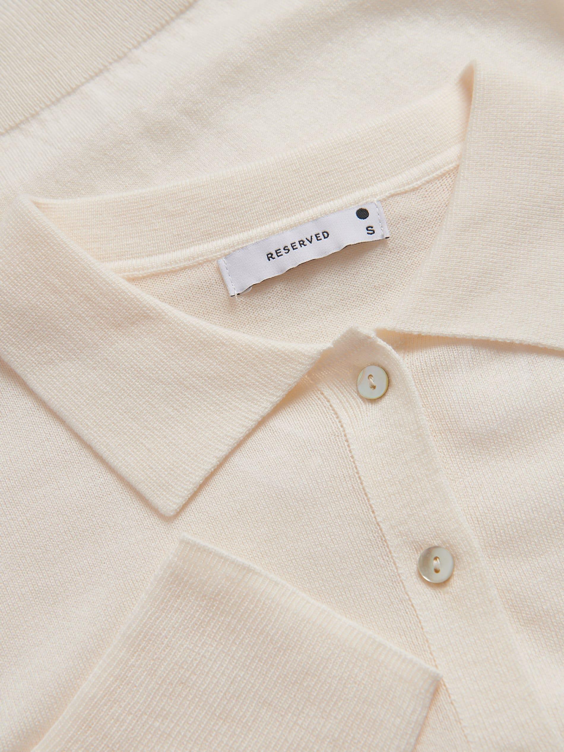 Cream Wool-Blend Cardigan, , large image number 1