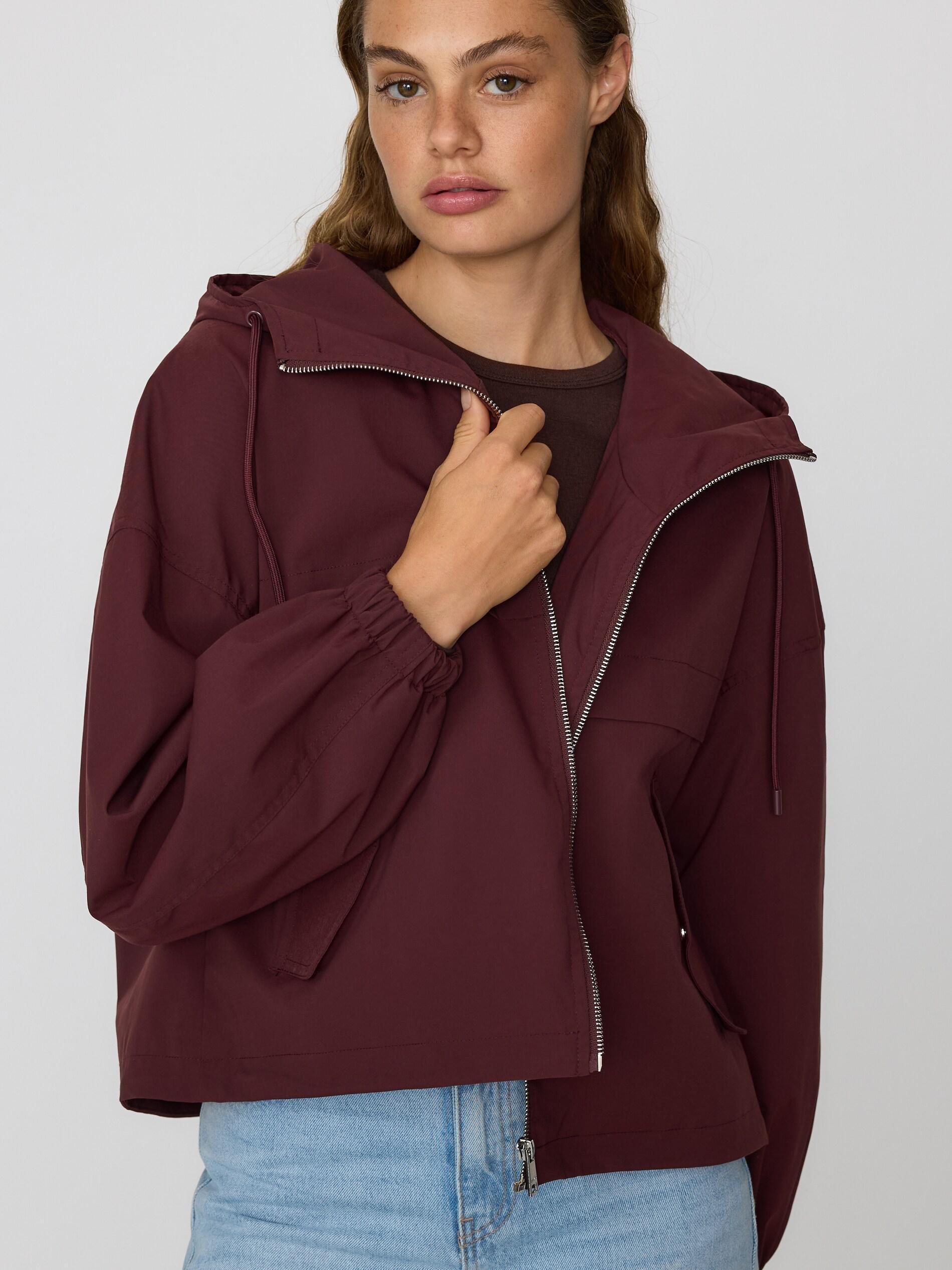 BURGUNDY Hooded jacket, Purple, medium