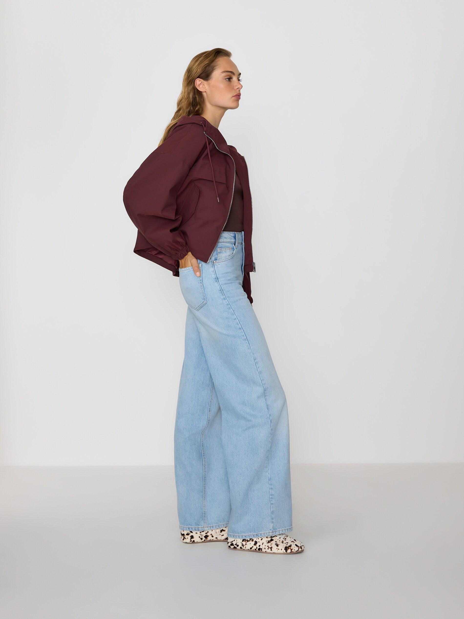 BURGUNDY Hooded jacket, Purple, large image number 4